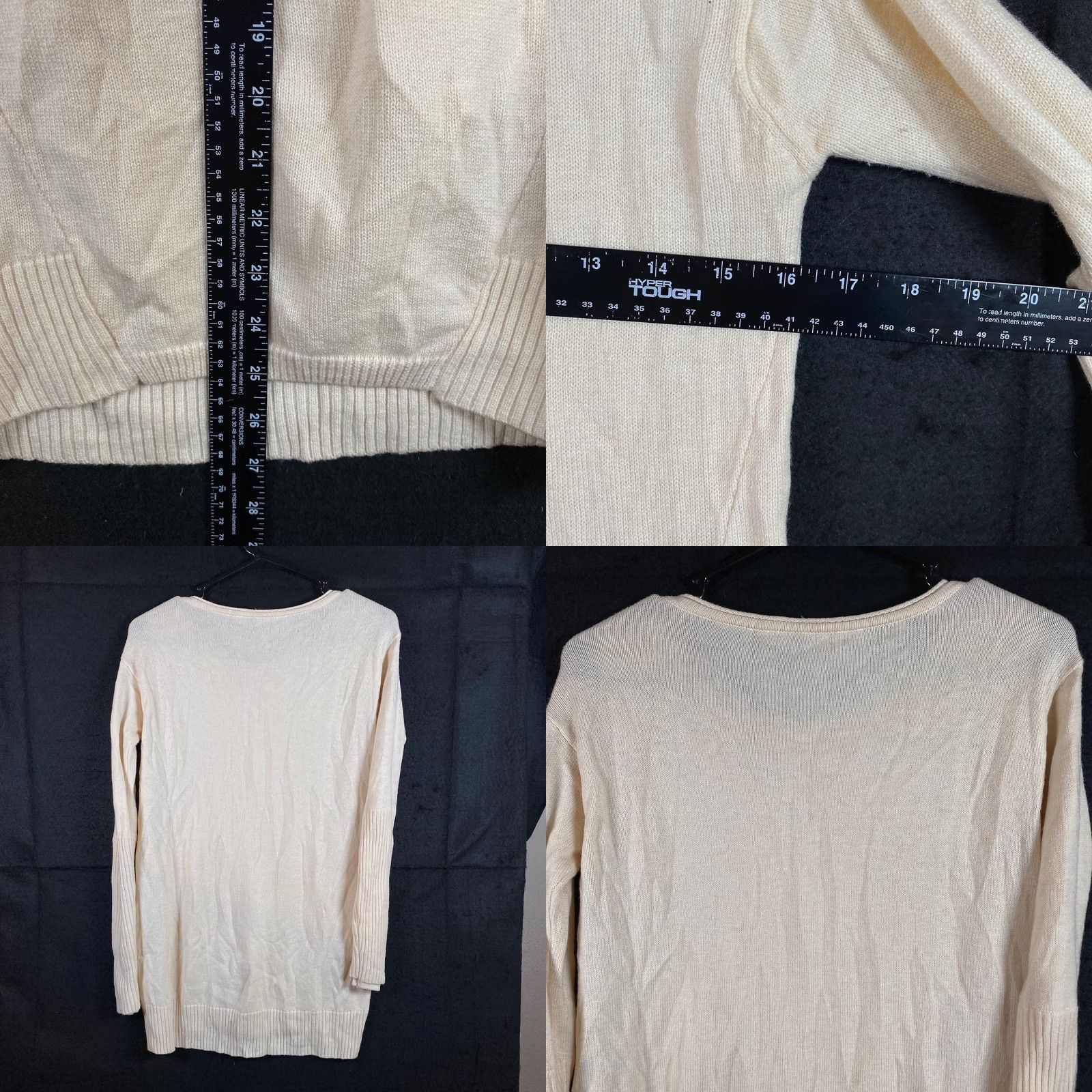 Athleta Athleta Womens Sweater Boat Neck Stretch XXS Beige Nopa 100% Merino Wool Knit Pullover Casual Active Workwear Travel Size XXS / US 00 / IT 34 - 8 Thumbnail