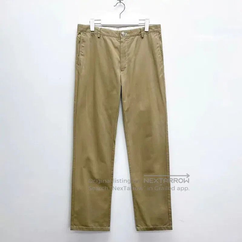 Burberry Burberry Khaki Cotton Logo Casual Pants. Size US 42 / EU 58 - 1 Thumbnail