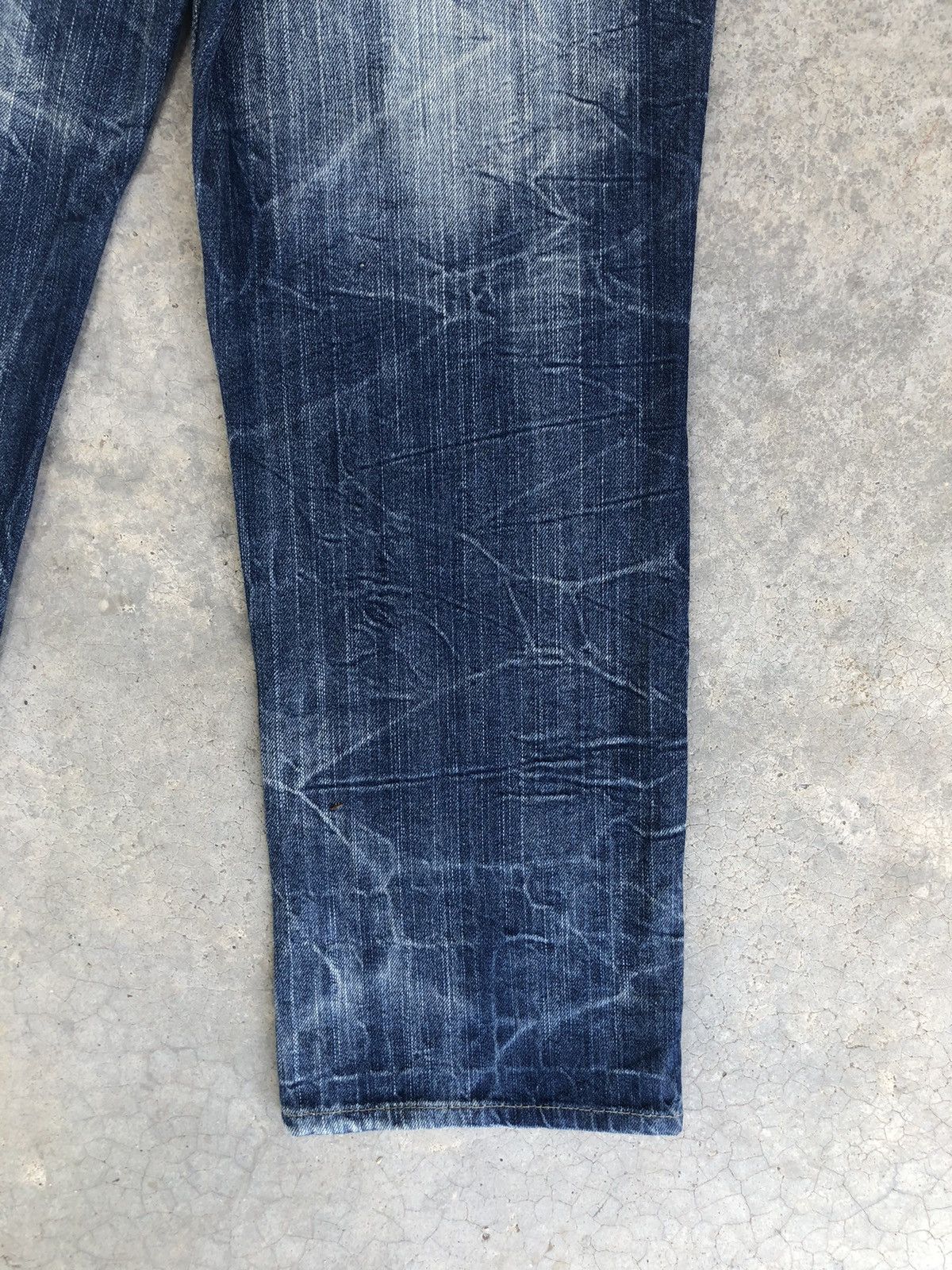 Hysteric Glamour Japanese Back & Forth Double Waist Distressed Jeans Size US 33 - 14 Thumbnail