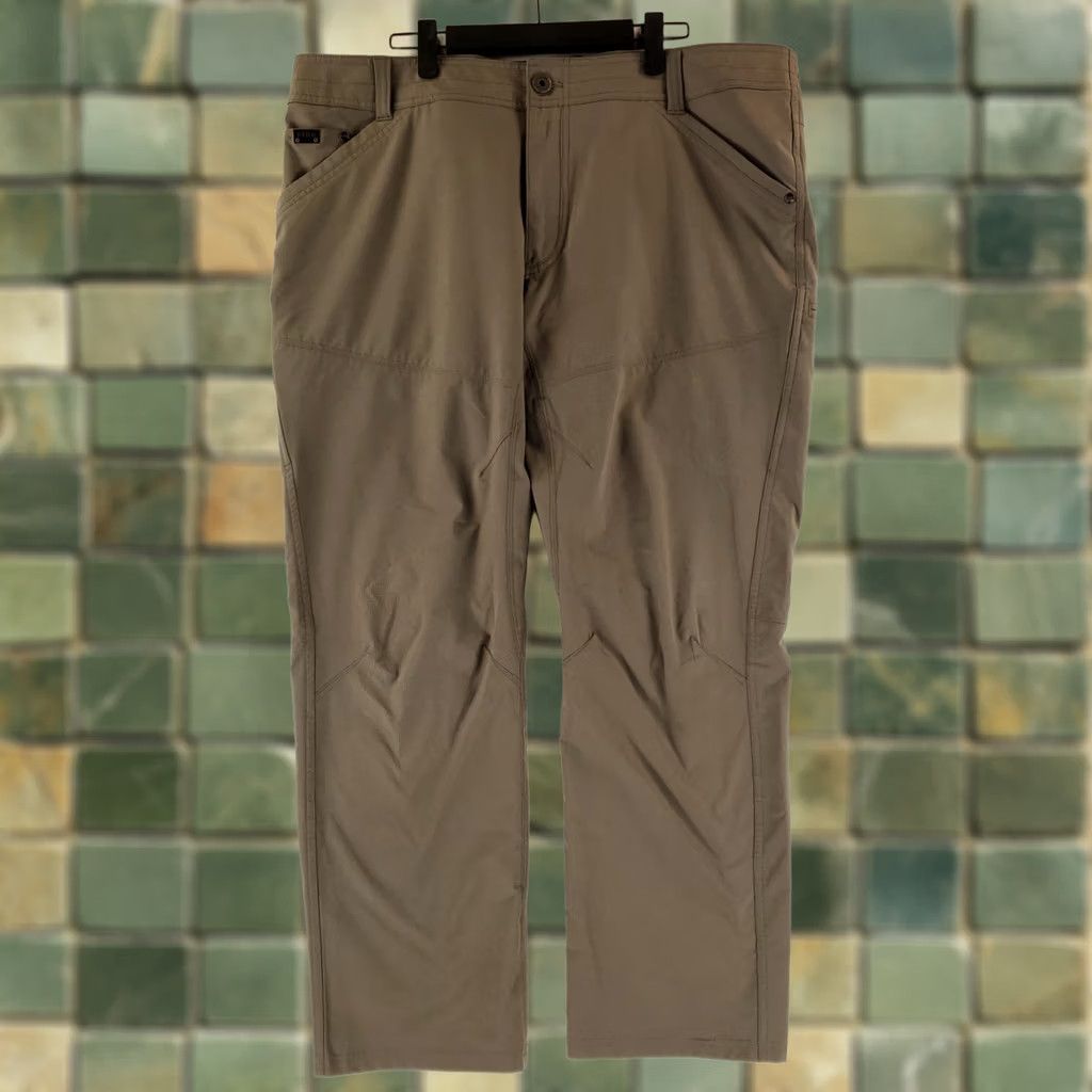 Vintage Kuhl Pants Silencr Brown Ripstop Outdoor Hiking Mens 40x30 Brown 40 Mens Regular Inseam 30 in Pants Size US 40 / EU 56 - 1 Thumbnail