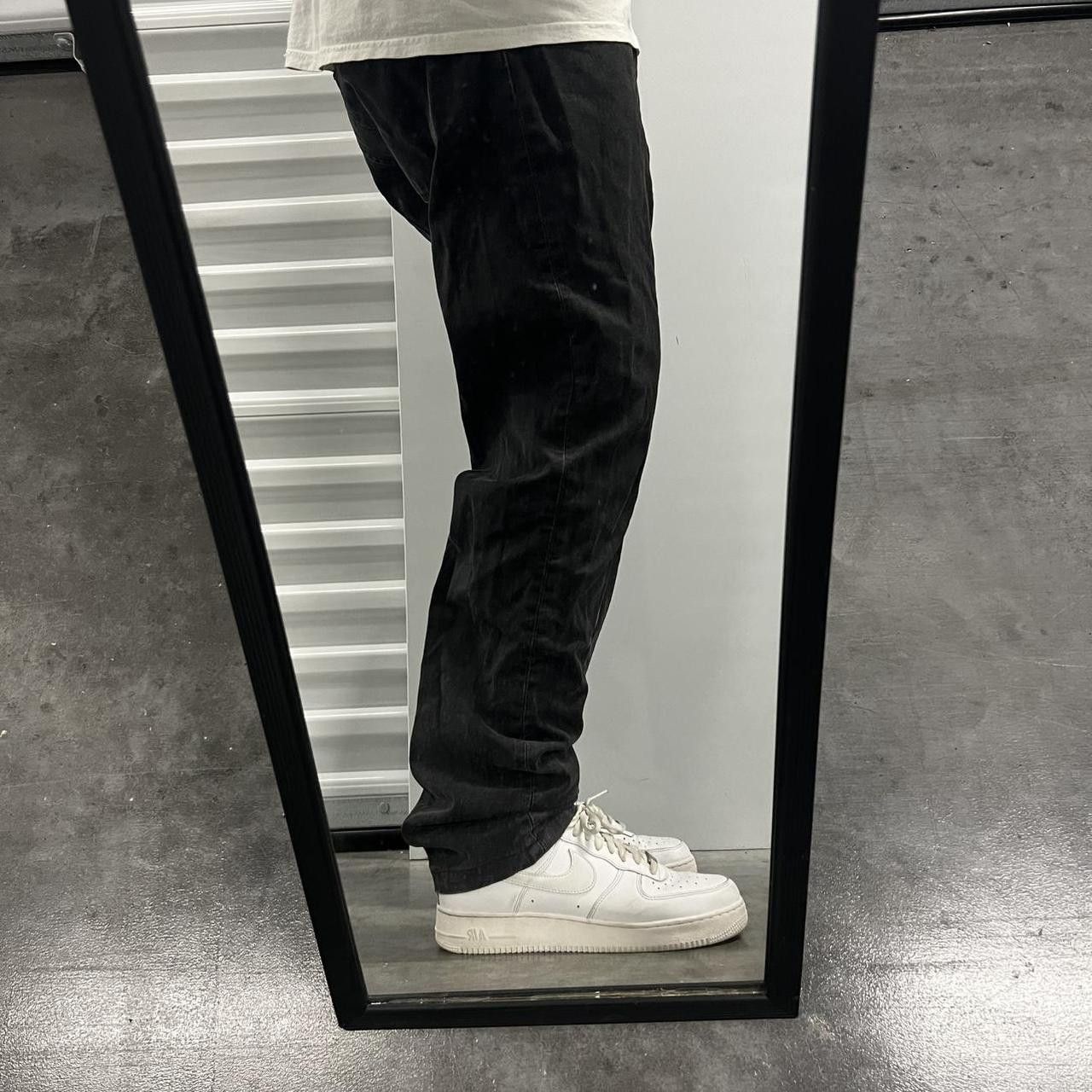 Levi's × Vintage Vintage Y2K Levis White Tab Grunge Black Denim Jeans! Size US 38 / EU 54 - 2 Thumbnail