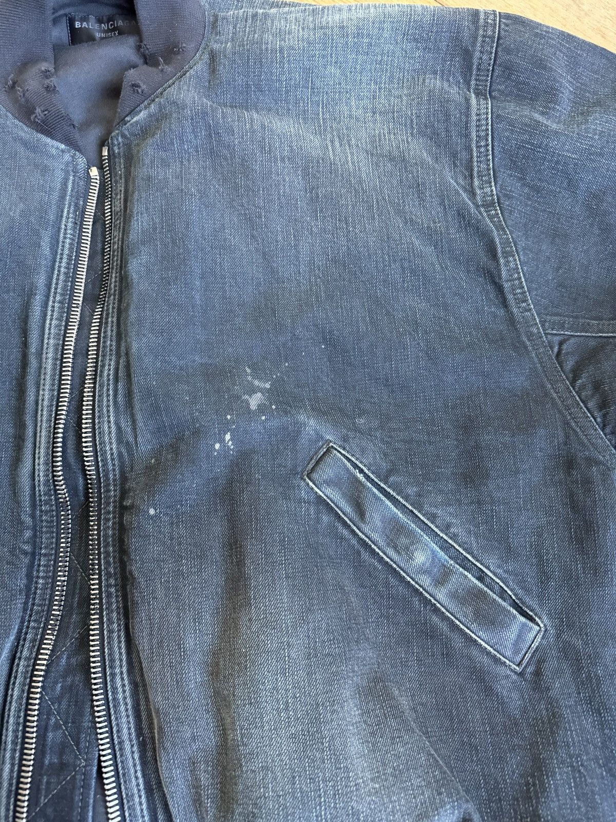 Balenciaga Balenciaga 25SS destroyed bomber Size US M / EU 48-50 / 2 - 7 Thumbnail