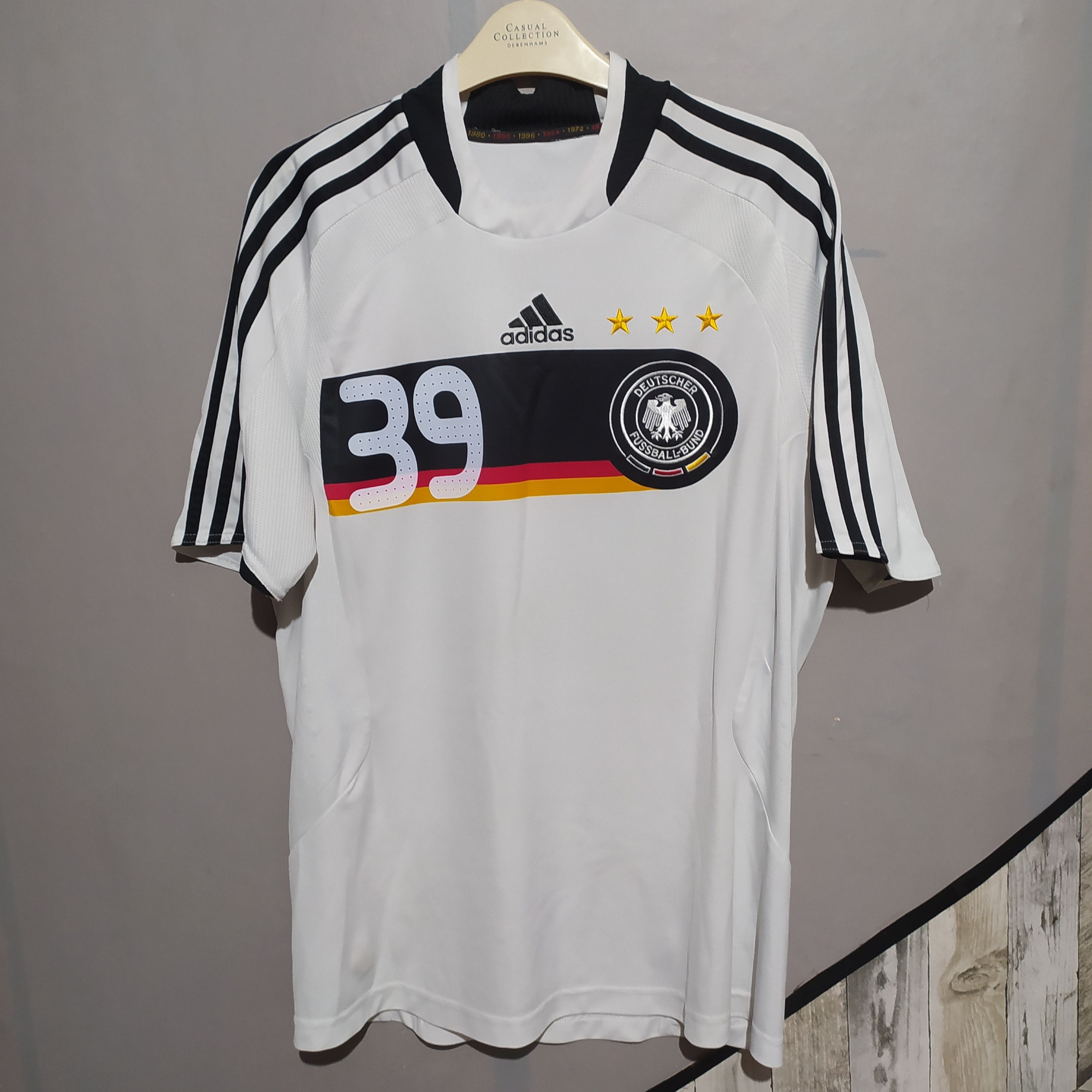 Adidas Adidas x 2008 Germany #39 Kroos Home Jersey Shirt Size US M / EU 48-50 / 2 - 1 Thumbnail