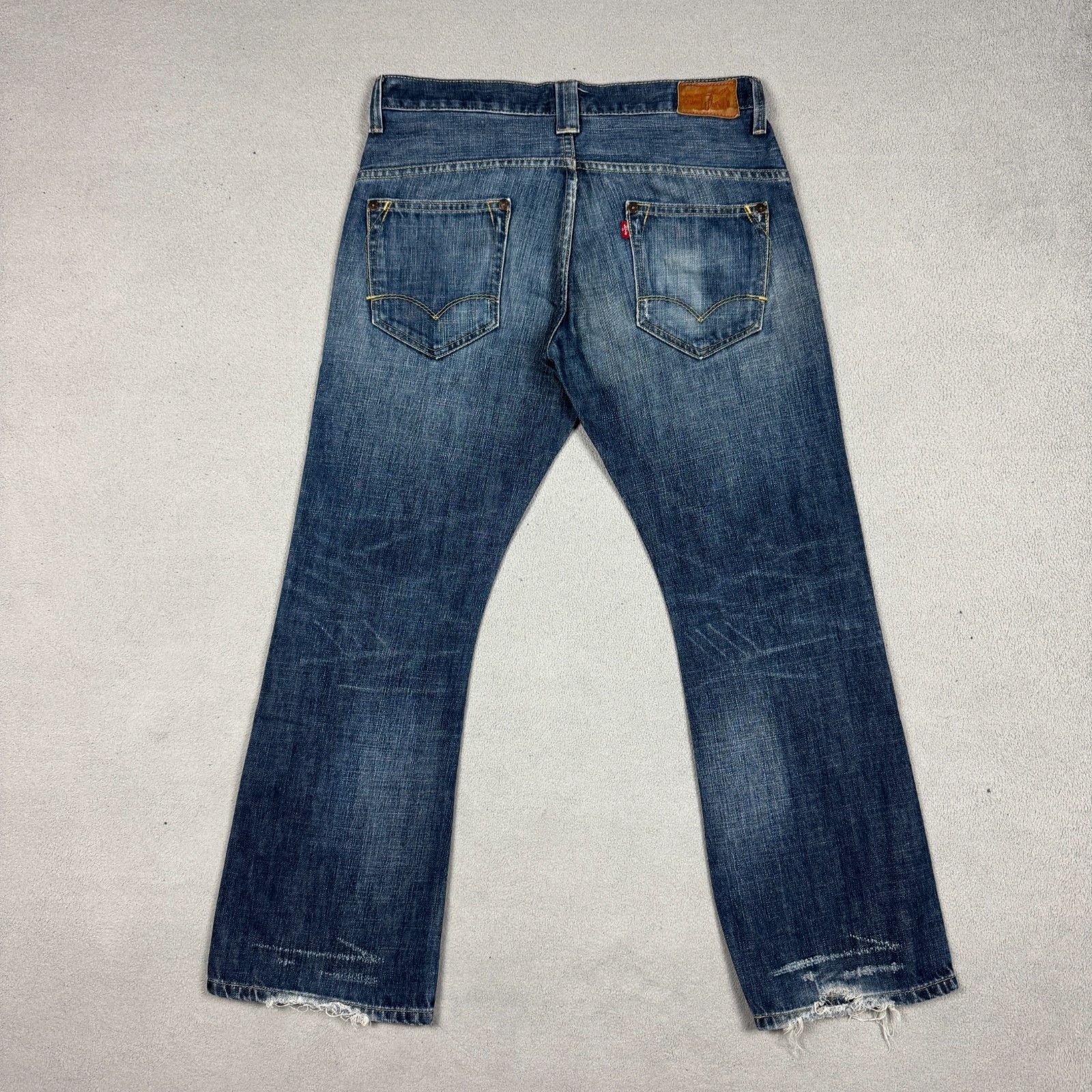 Levi's Vintage Clothing VTG Levi's RED Jeans W34 L30 Bootcut Distressed Indigo Denim Size US 34 / EU 50 - 7 Thumbnail