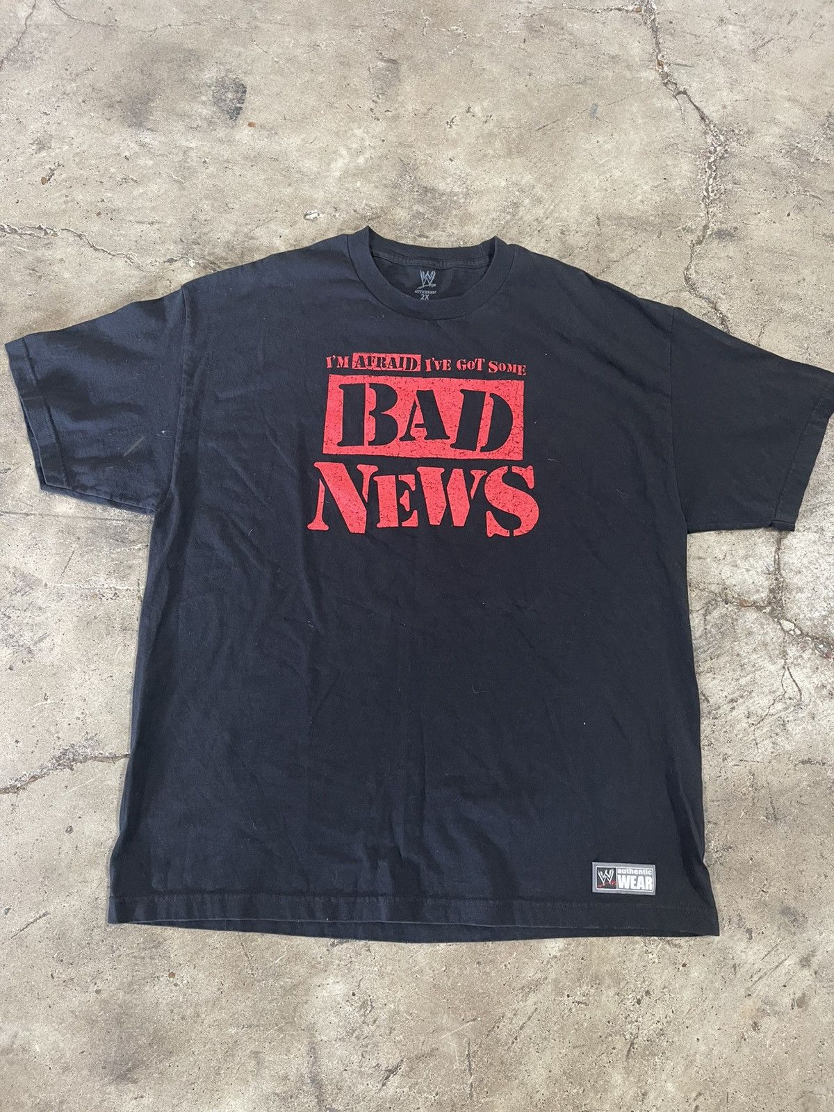 Vintage × WWE Y2K VINTAGE BAD NEWS PROMO TEE Size US XXL / EU 58 / 5 - 1 Thumbnail