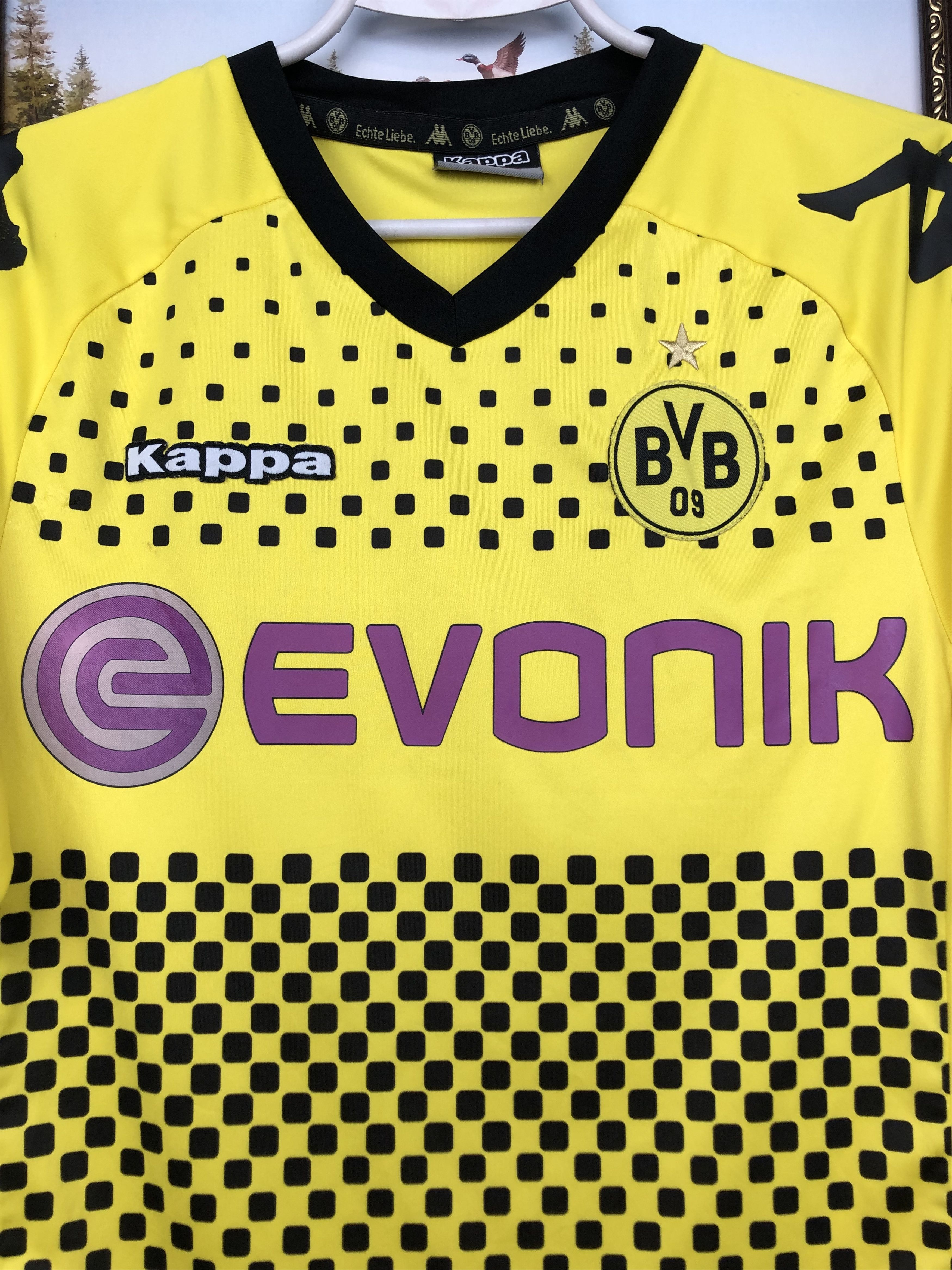 Kappa Borussia Dortmund football shirt 2011 Soccer Kappa Jersey Size US M / EU 48-50 / 2 - 3 Thumbnail