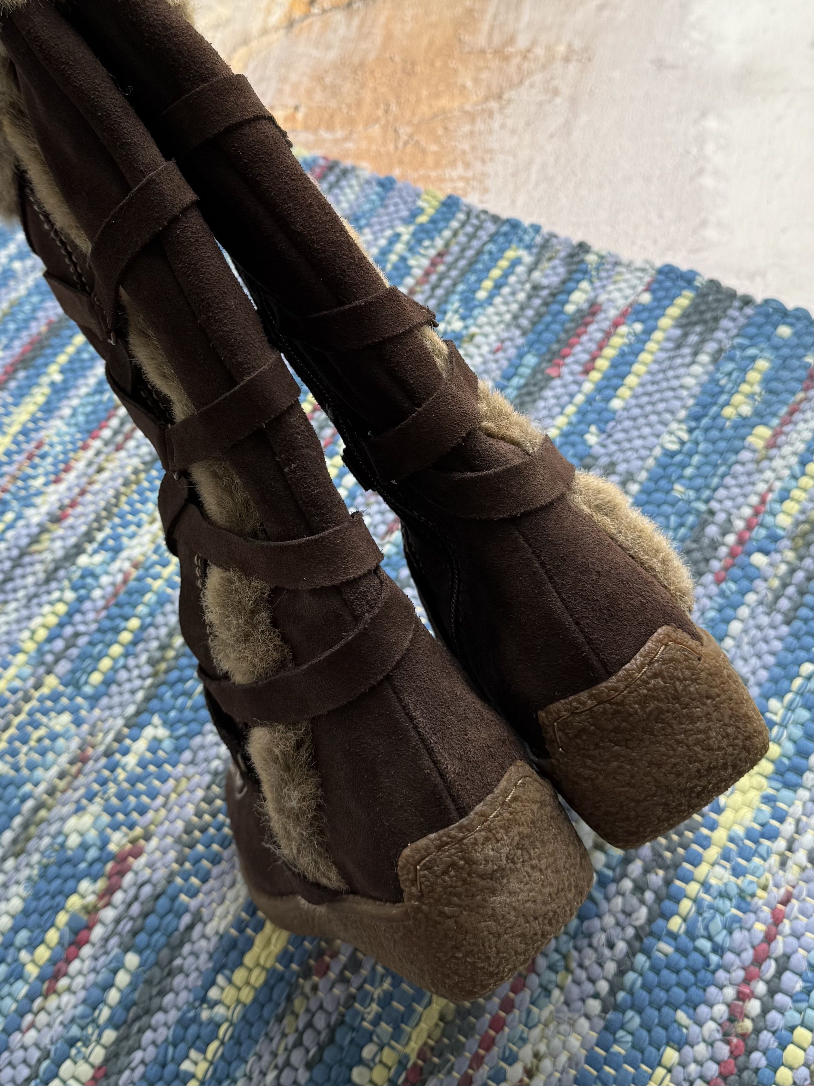 Vintage Vintage Suede Boots With Bondage A8(V1)D15 Size US 9 / IT 39 - 8 Thumbnail