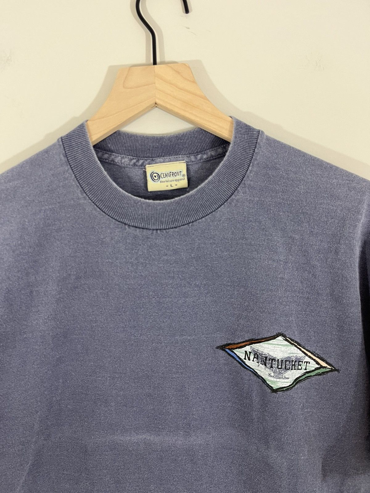 Vintage Sun Faded Nantucket Distressed Thrashed Tee Size US L / EU 52-54 / 3 - 3 Thumbnail