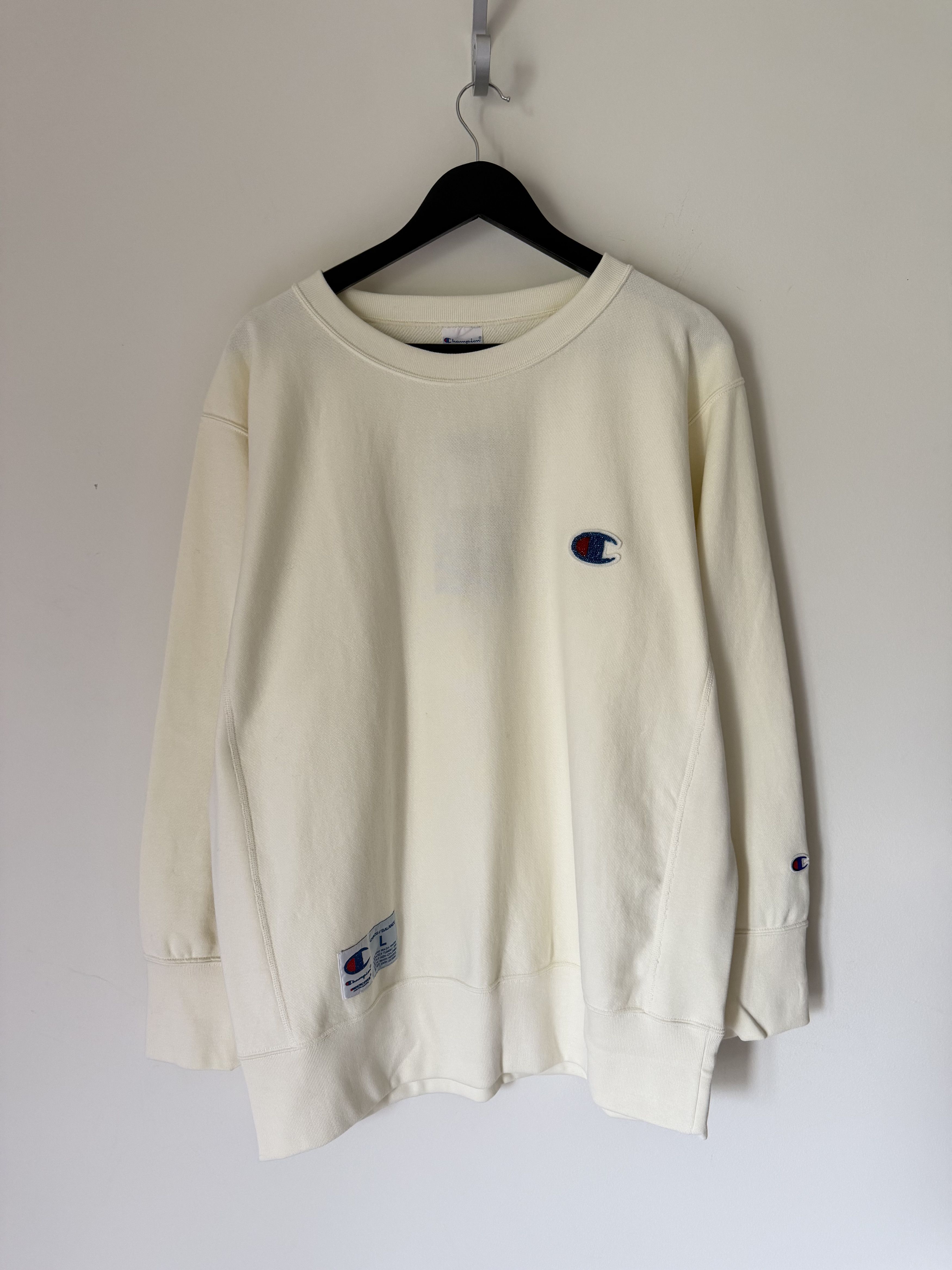Undercover Undercover Champion Reverse Weave Pullover Sweatshirt White Size US L / EU 52-54 / 3 - 1 Thumbnail