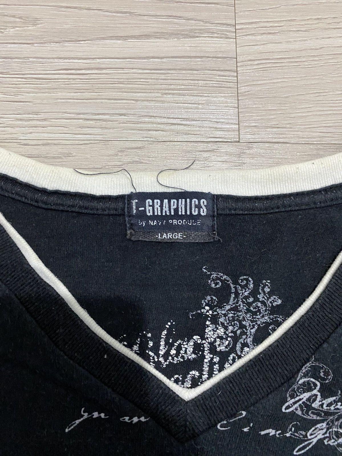 14th Addiction × If Six Was Nine × Japanese Brand 2000s Black connection japanese Poem gothic tees Size US M / EU 48-50 / 2 - 3 Thumbnail