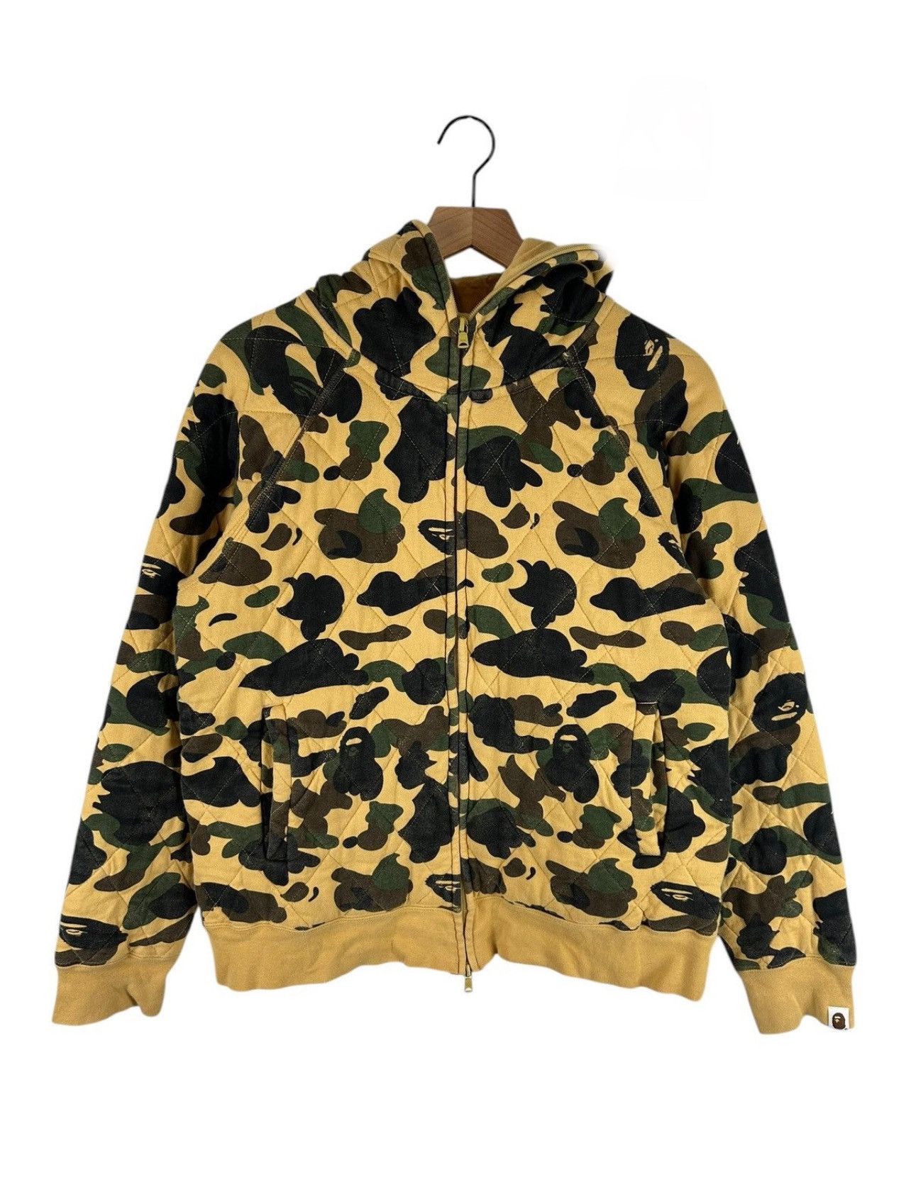 Bape Bape 1st Camo Quilted Hoodie Size US L / EU 52-54 / 3 - 1 Thumbnail