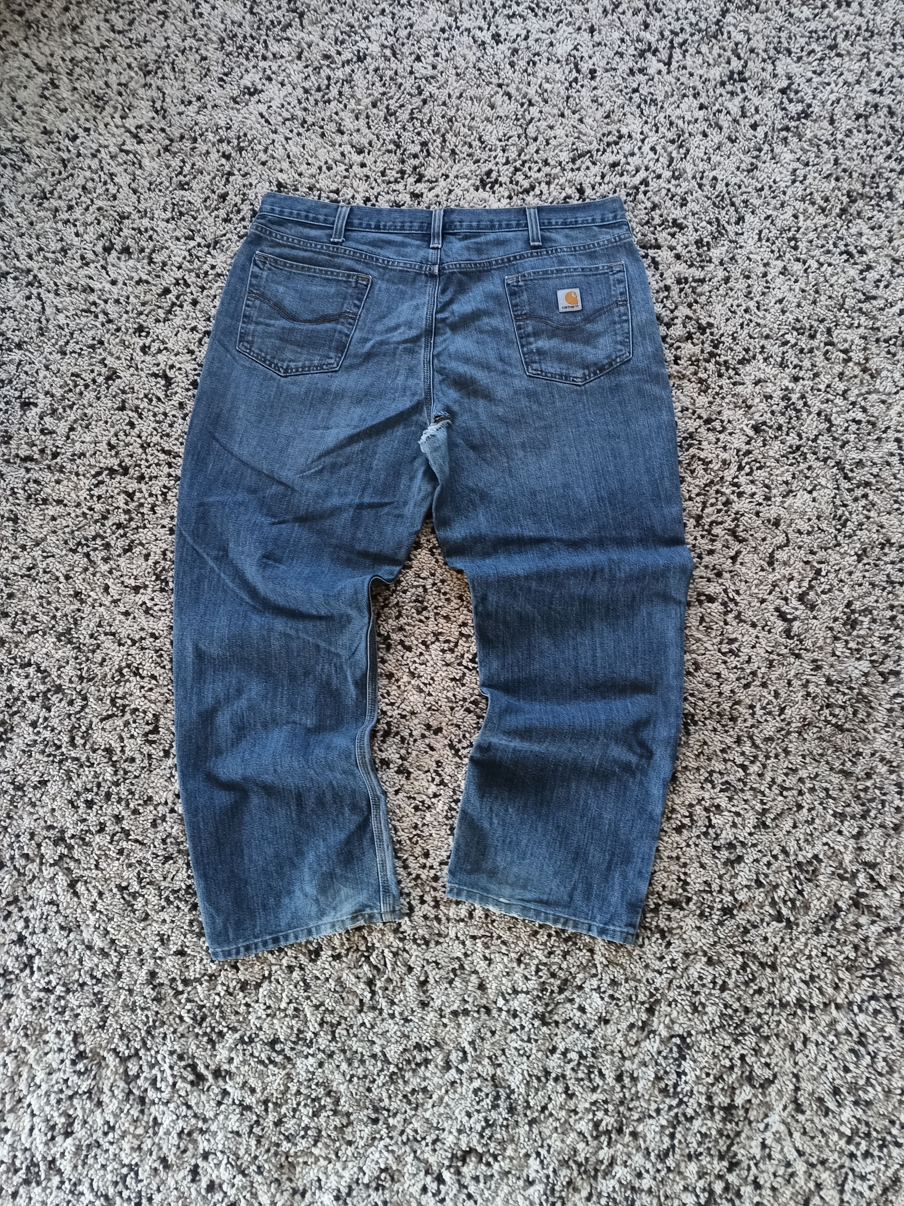 Carhartt × Vintage Vintage crazy thrashed Carhartt work wear pants Size US 42 / EU 58 - 1 Thumbnail