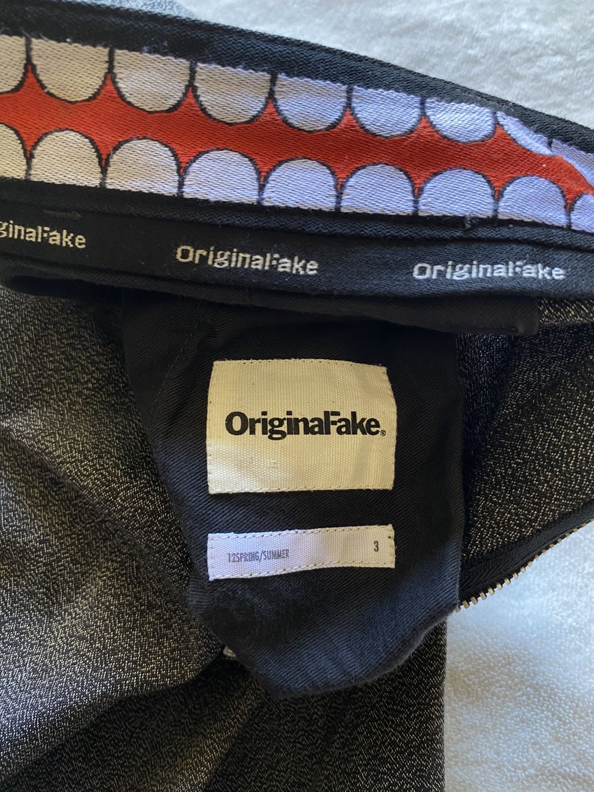 Original Fake Original Fake Kaws Dark Gray Chomper Teeth Fading Pants Size US 32 / EU 48 - 5 Thumbnail