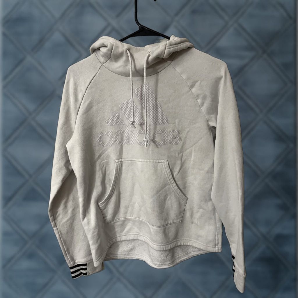 Adidas Adidas Hoodie Shirt Women Pullover White Size S Adult Small Sweatshirt Sports Activewear 90s? Womens Size S / US 4 / IT 40 - 1 Thumbnail