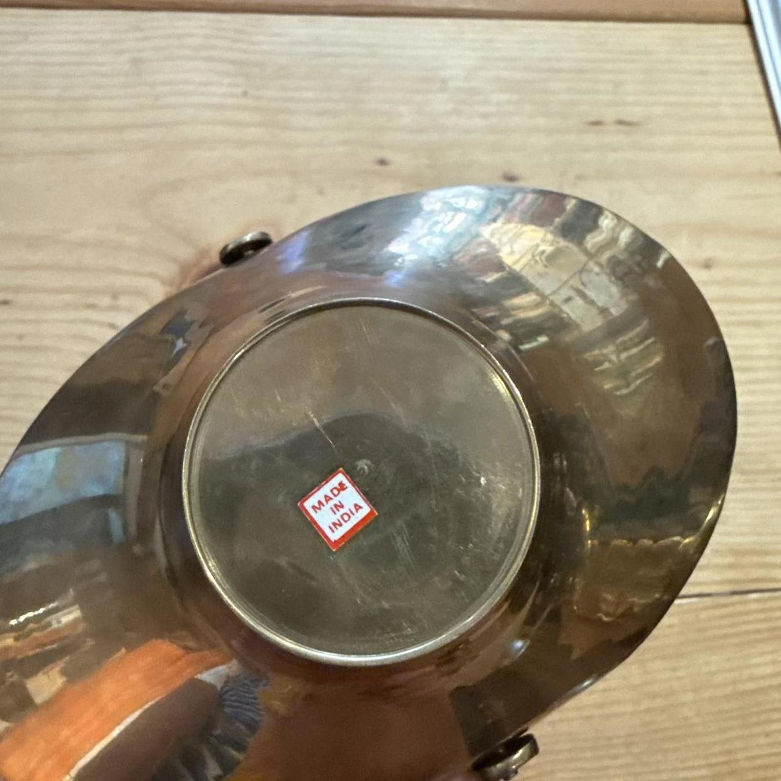 Other Vintage Oblong Handled Open Brass Basket Size ONE SIZE - 4 Thumbnail
