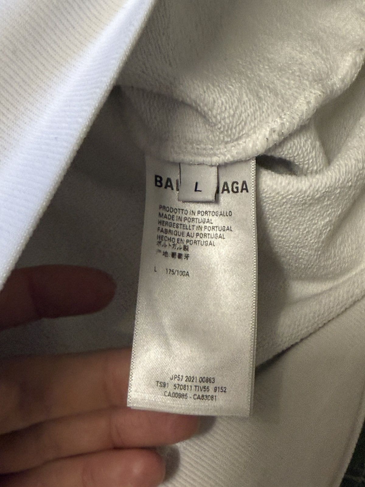 Balenciaga Balenciaga Logo Hoodie Size US L / EU 52-54 / 3 - 5 Thumbnail