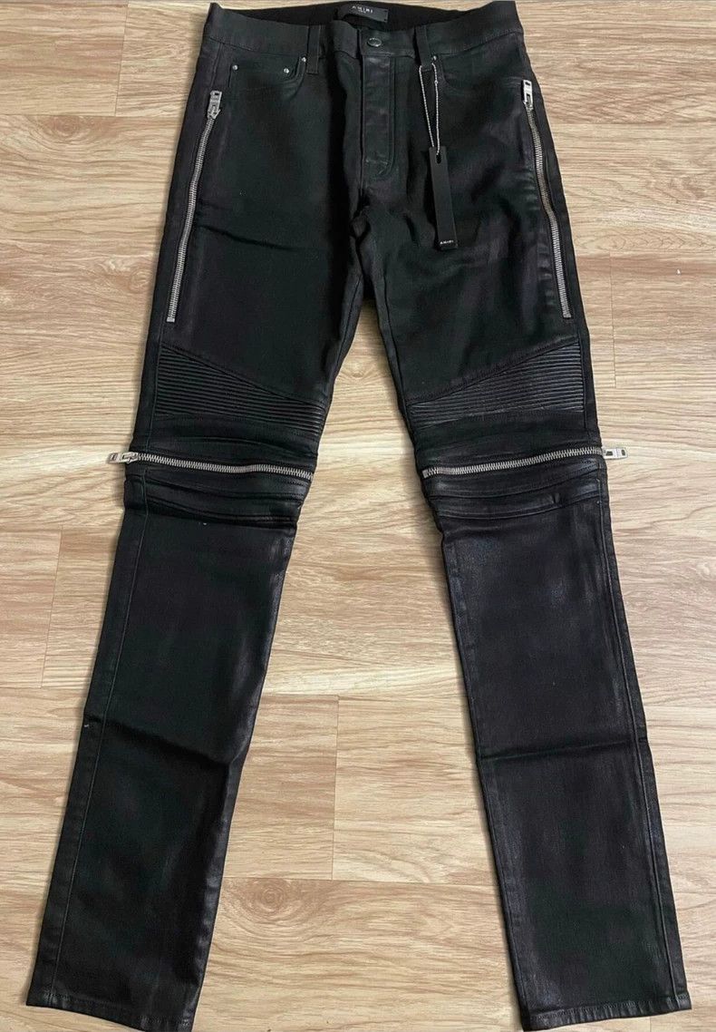 Amiri Amiri MX2 Black Waxed Collection Edition - dmc Size US 33 - 1 Thumbnail