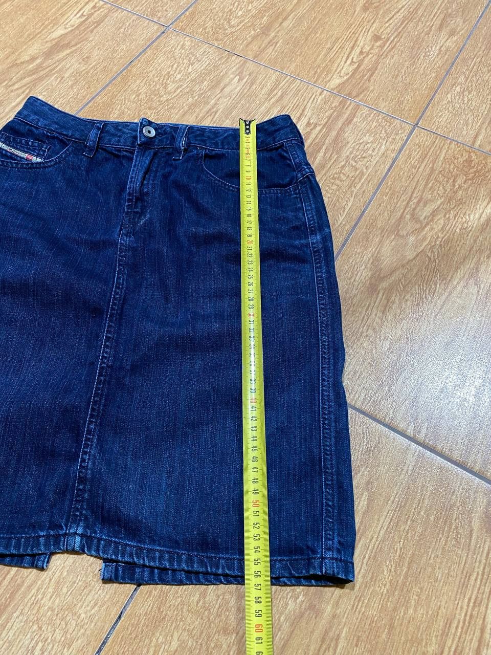 Diesel Vintage Diesel skirt midi dark denim wash pencil. Size 29" - 12 Thumbnail