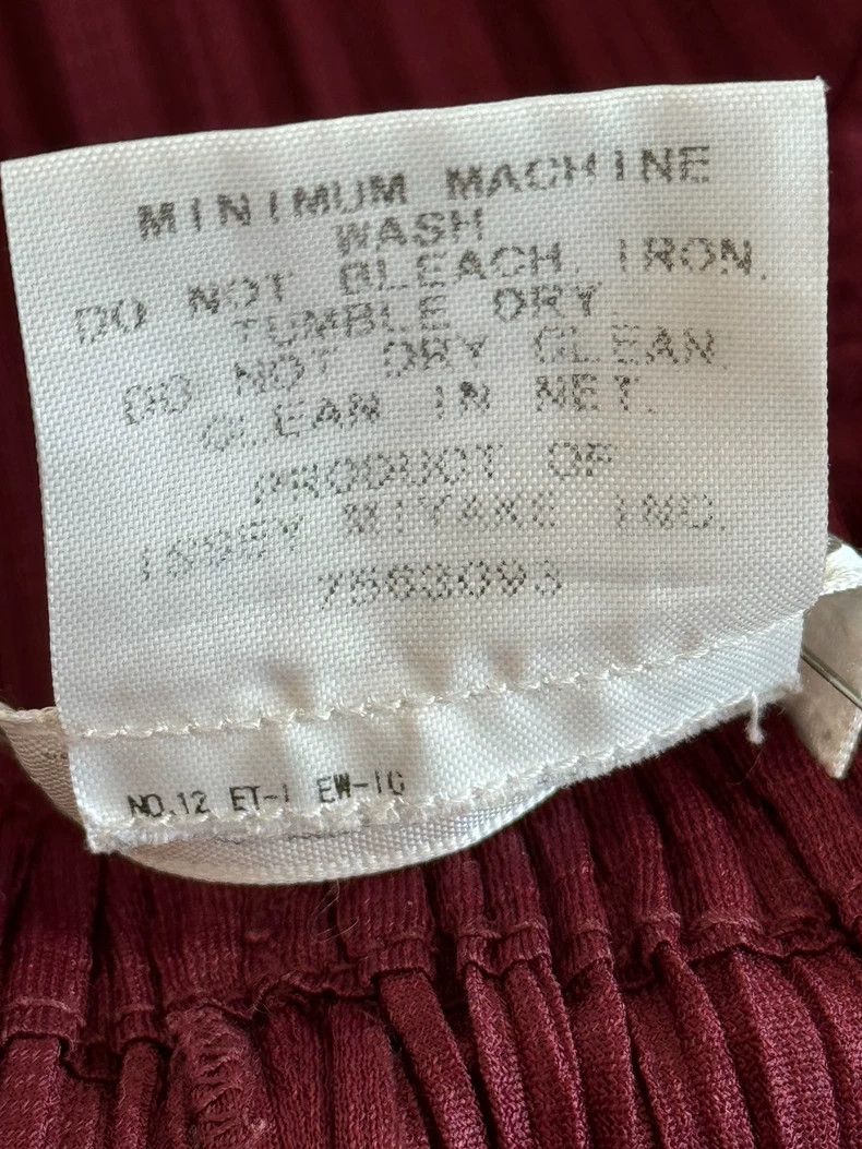 Issey Miyake issey miyake size:2 Red pleated pants Size 42" / US 20 - 4 Thumbnail