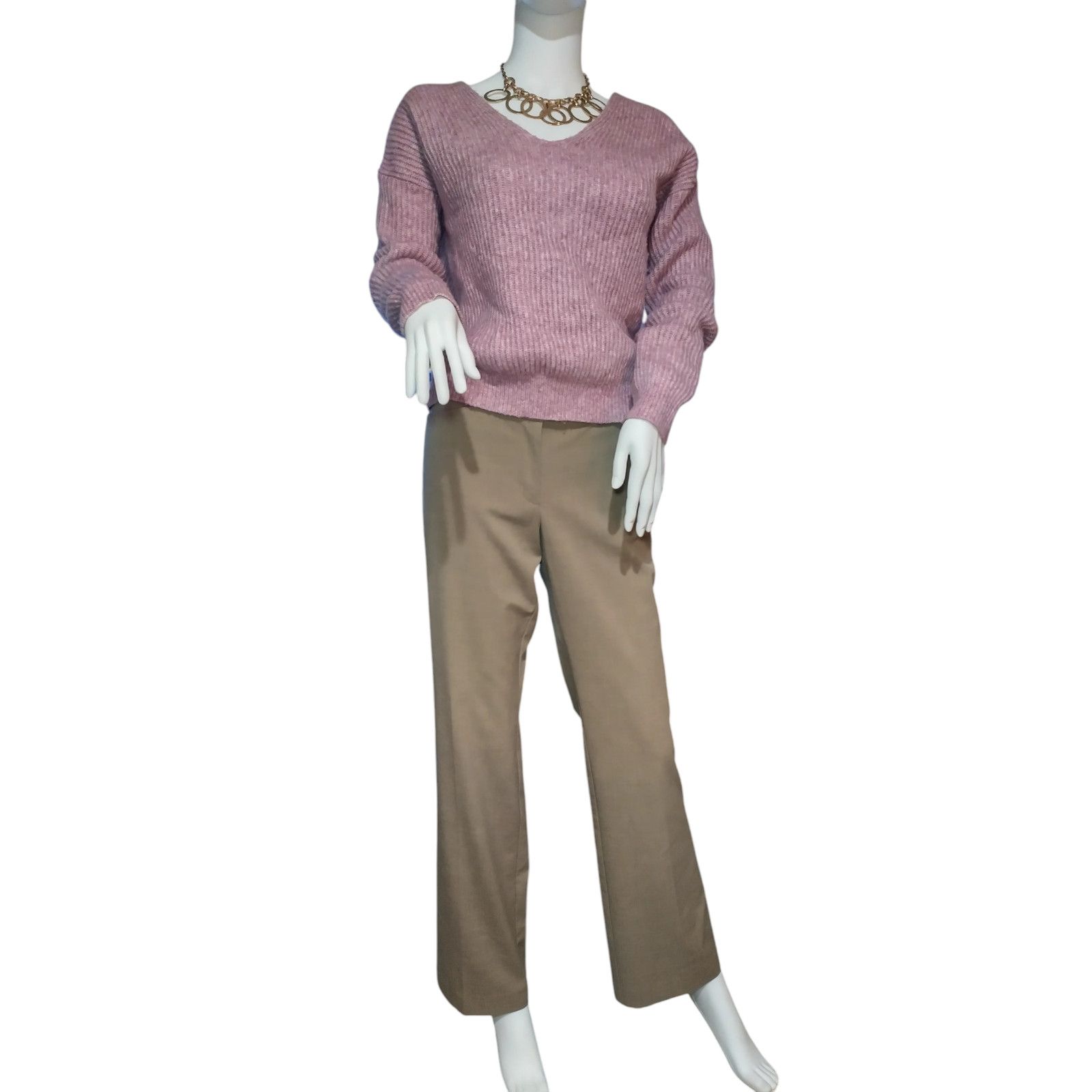 Ann Taylor Ann Taylor Curvy Dress Pants Straight Leg Trouser Sz 4 Size 27" / US 4 / IT 40 - 12 Thumbnail