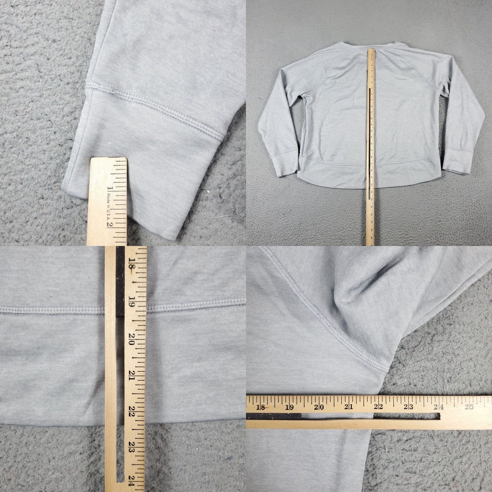 Champion Champion Sweater Women L Gray Pullover Knit Crew Neck Logo All Seasons Vintage? No. (But must not add) Size L / US 10 / IT 46 - 8 Thumbnail