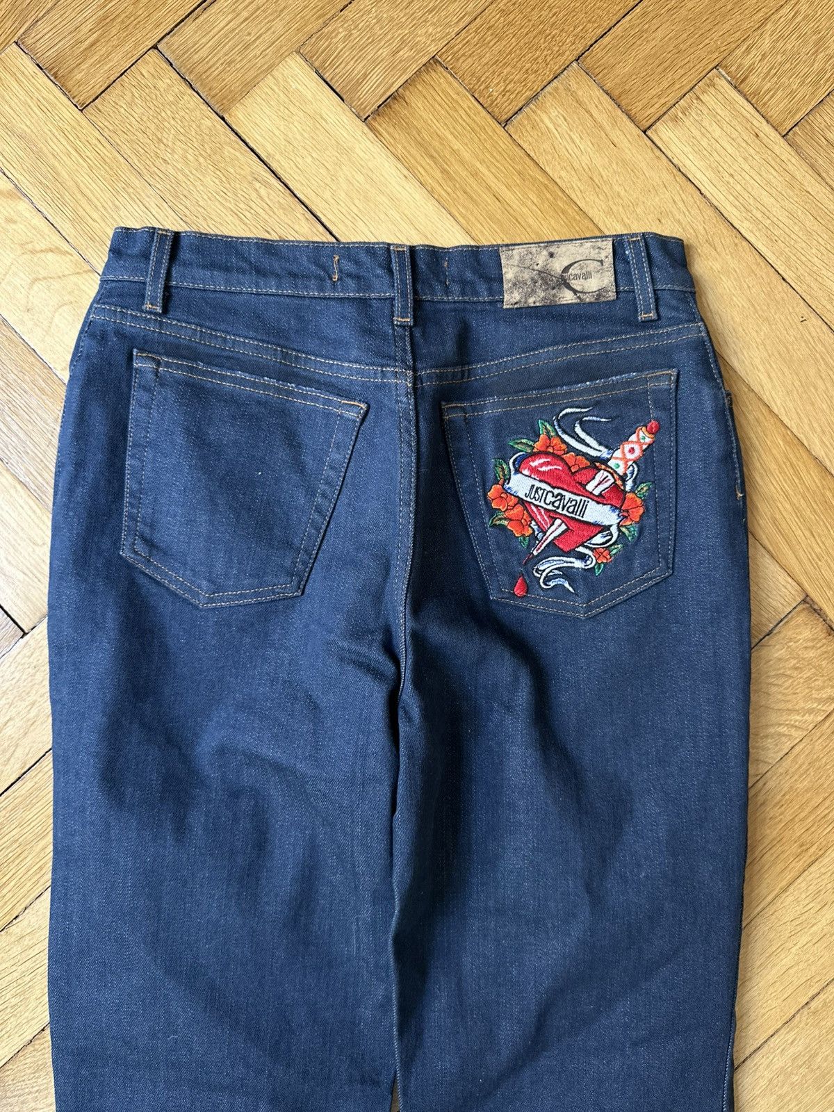 Roberto Cavalli Roberto Cavalli Vintage 2005 Y2K Style Bootcut Jeans Pants Size 32" / US 10 / IT 46 - 5 Thumbnail