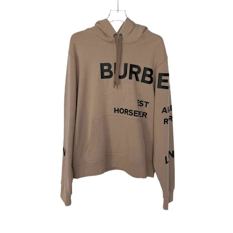Burberry Burberry Brown Cotton Women's Hoodie Size XL / US 12-14 / IT 48-50 - 1 Thumbnail