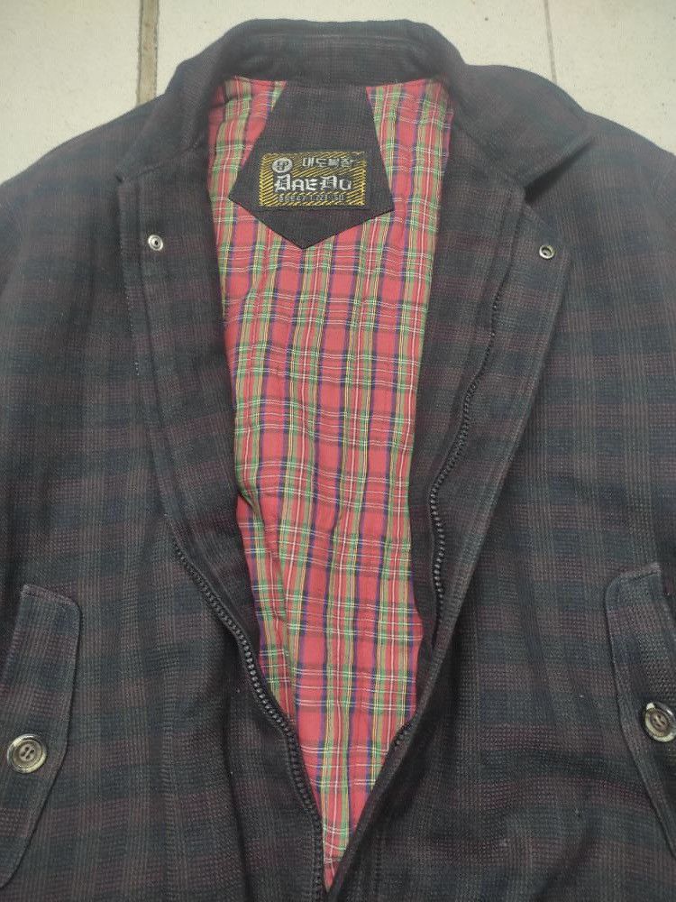 Japanese Brand × Vintage VINTAGE JAPANESSE BRAND BOMBER CHECKERED JACKET Size US L / EU 52-54 / 3 - 7 Thumbnail
