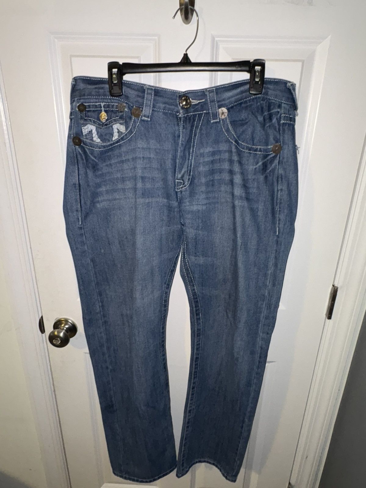 True Religion × Vintage True Religion Joey Super T Jeans Size US 34 / EU 50 - 2 Thumbnail