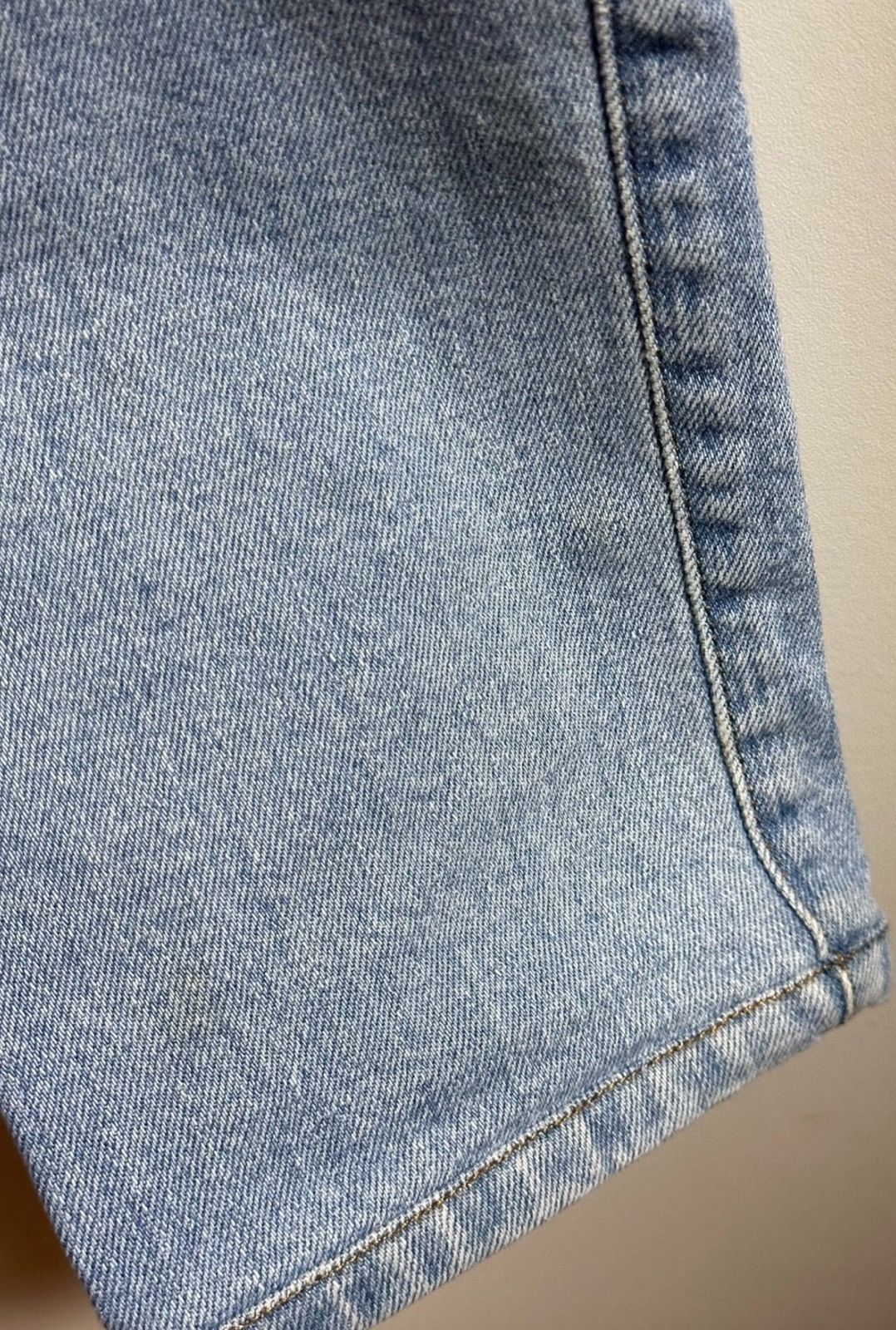 Balmain Balmain Light Blue Washed Moto Denim Pants Size US 31 - 6 Thumbnail