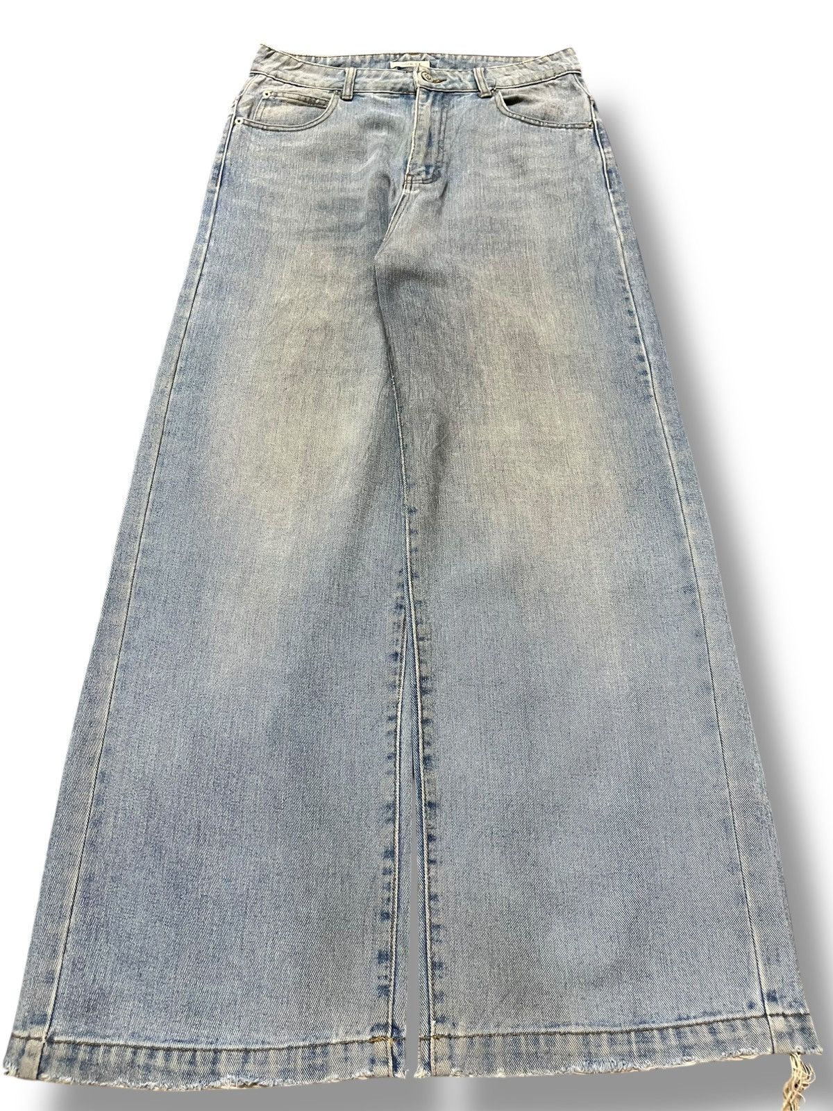 JB Classics Vintage Classic Elf Baggy Wide Leg Skater Oily Denim Size US 30 / EU 46 - 1 Thumbnail