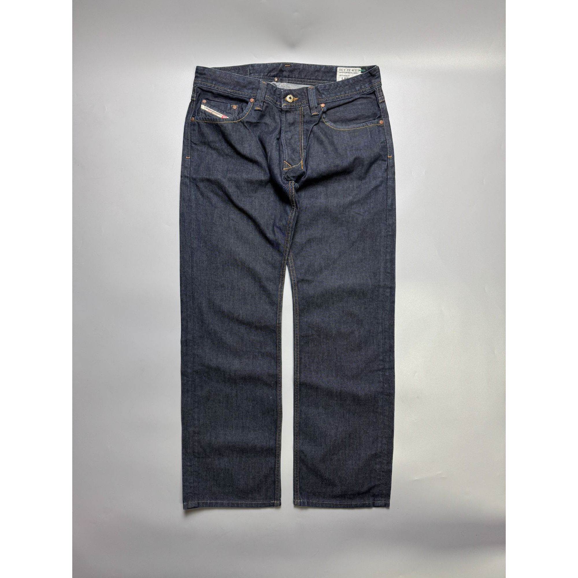 Diesel Diesel Industry Larkee Raw Denim Jeans Pants (Y1137) Size US 32 / EU 48 - 1 Thumbnail