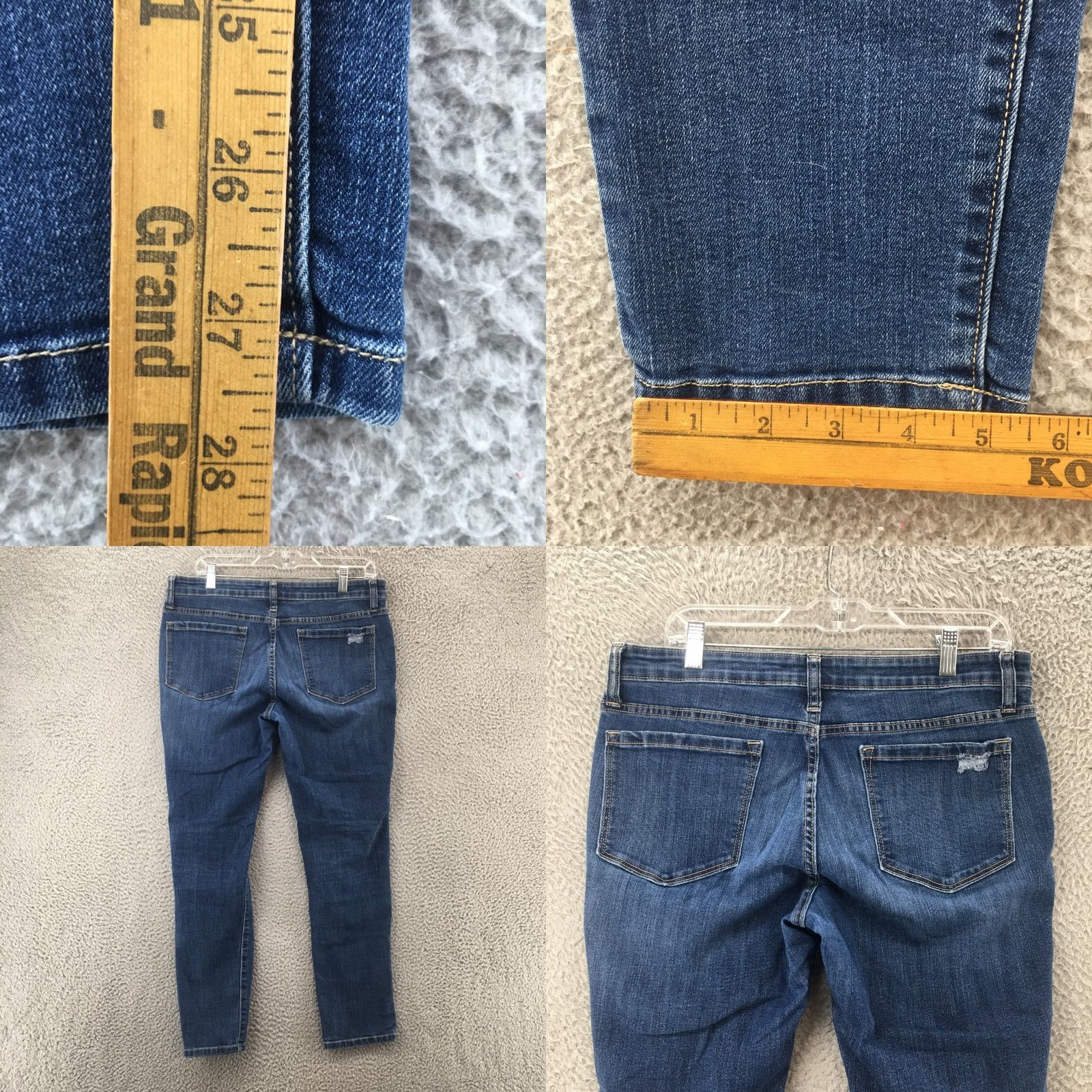 Banana Republic Banana Republic Jeans Jegging Womens 32/14 Blue Denim Distressed Casual Modern Classic Size 24" / US 00 / IT 34 - 8 Thumbnail