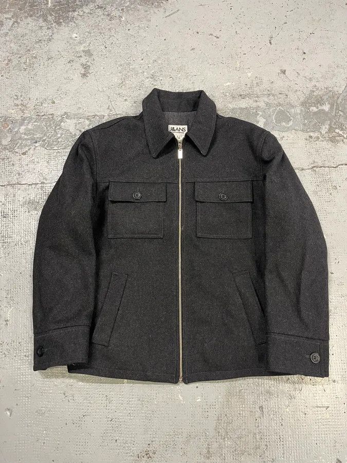 Dolce & Gabbana 2000s Dolce & Gabbana Grey Wool Cargo Zip-up Jacket Size US L / EU 52-54 / 3 - 2 Thumbnail