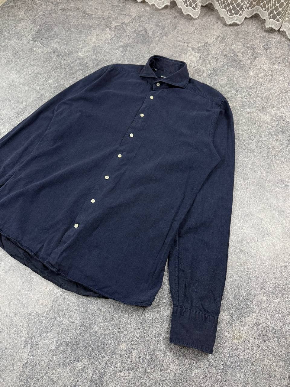 Suitsupply Suitsupply Shirt Men's Blue Cotton Size M Size US M / EU 48-50 / 2 - 3 Thumbnail