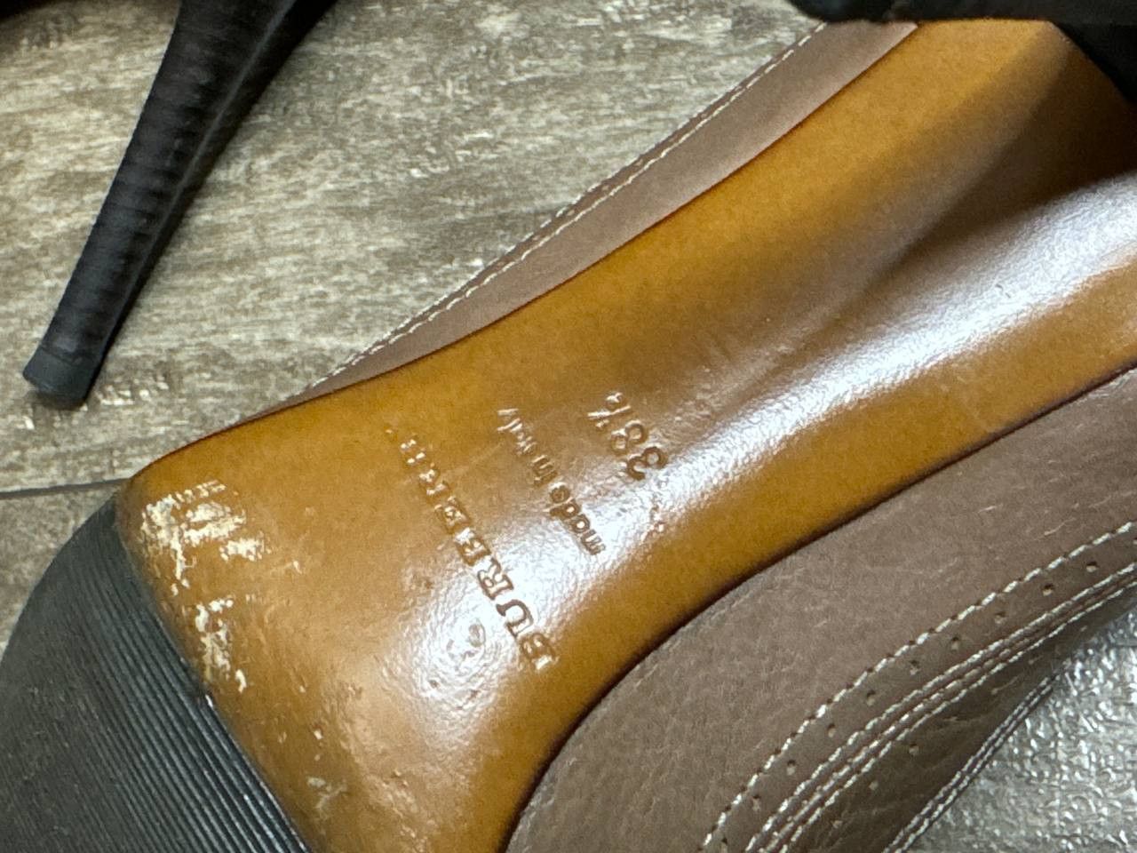 Burberry × Vintage Burberry leather shoes vintage Size US 8.5 / IT 38.5 - 3 Thumbnail