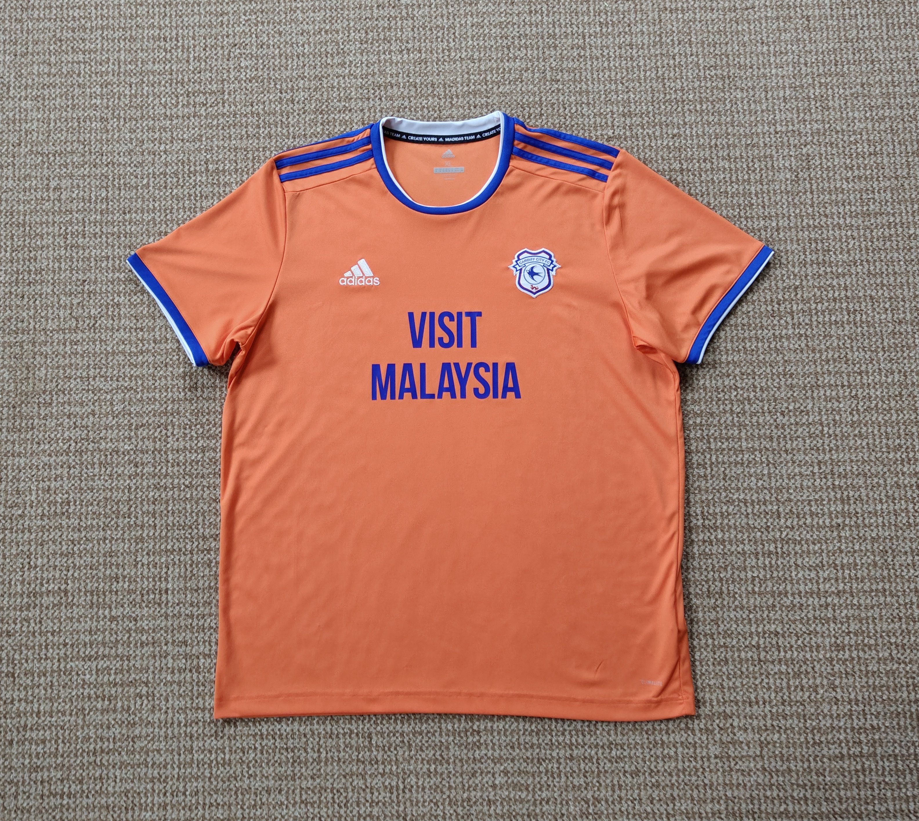 Adidas Cardiff City 2019-20 Football Soccer Jersey Away