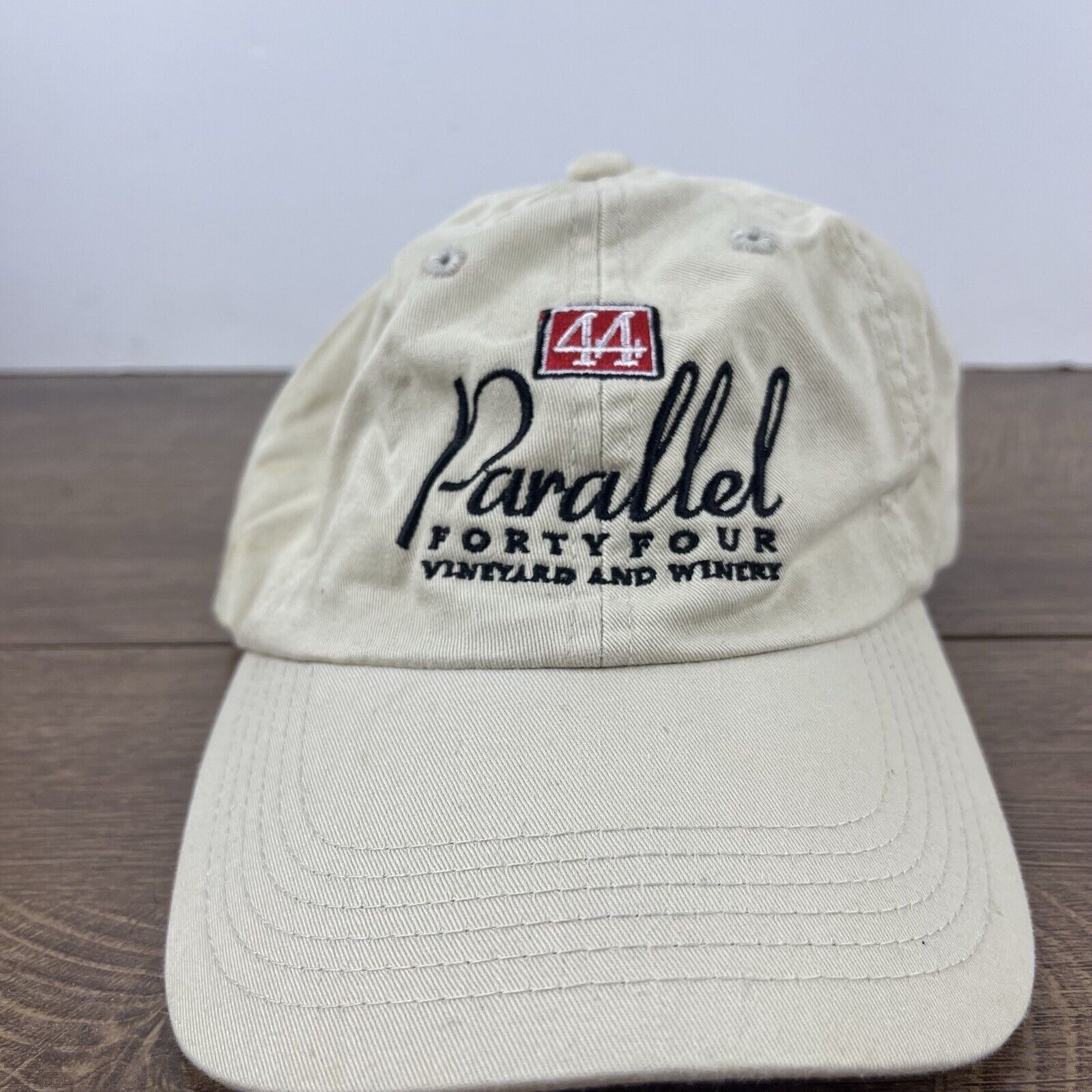 Other Parallel Forty Four Hat Vineyard 44 White Hat Adjustable Whi Size ONE SIZE - 3 Thumbnail