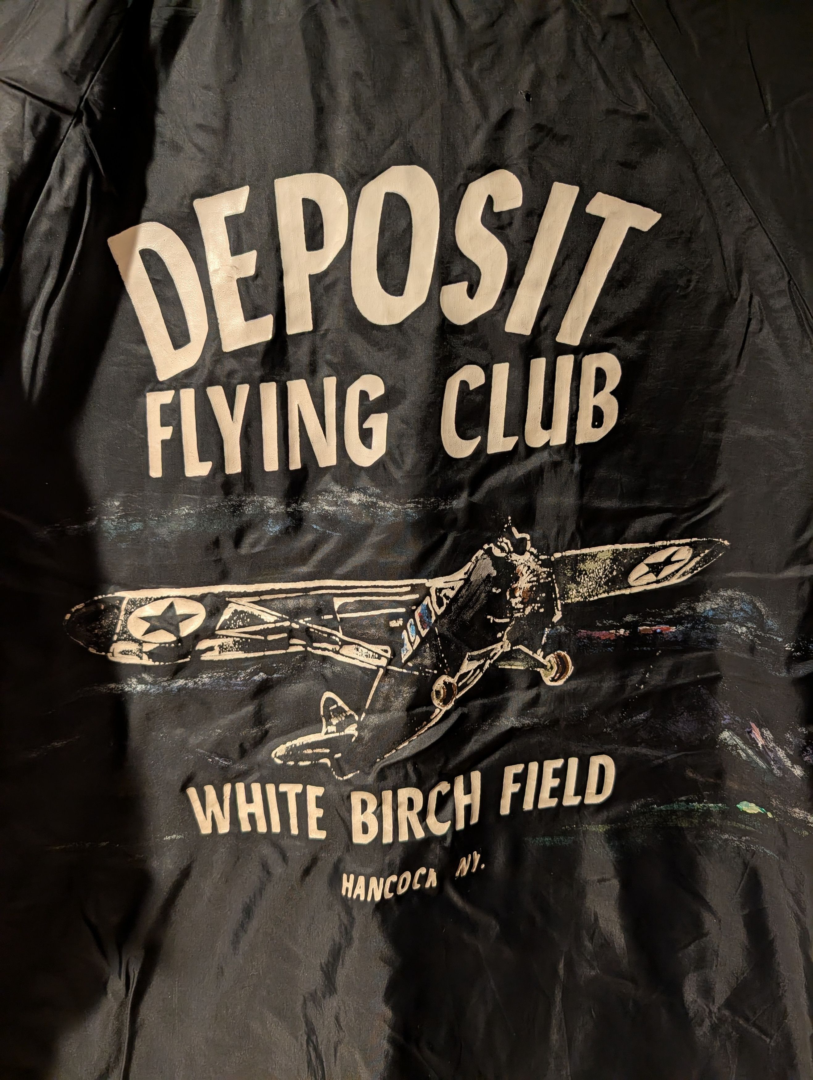Vintage Vintage 90s Deposit Flying Club White Birch Field Jacket Size US L / EU 52-54 / 3 - 2 Thumbnail