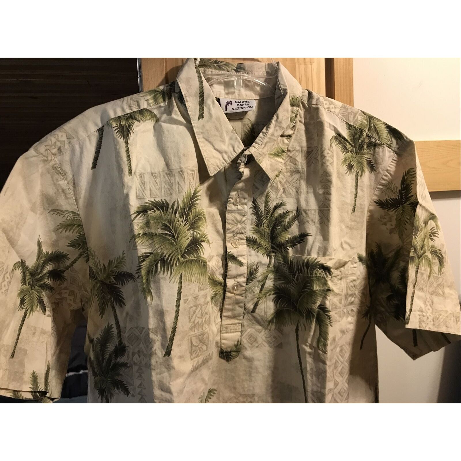 Other Malihini Vintage Men’s XL Beige Floral SS Hawaiian Shirt Size US XL / EU 56 / 4 - 9 Thumbnail