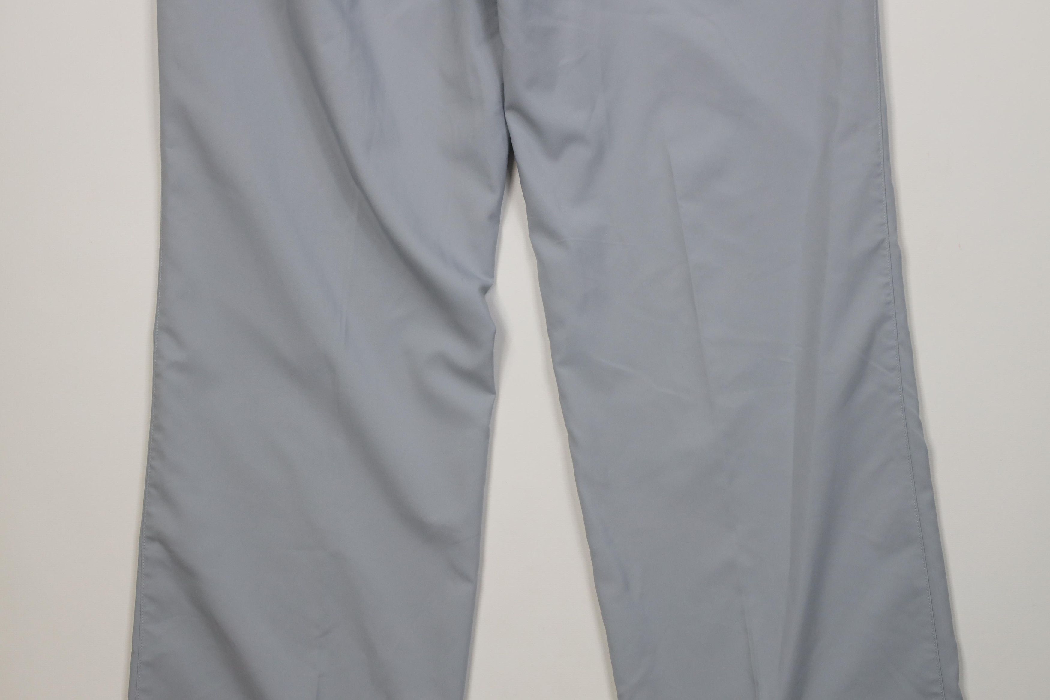 Adidas Vintage Y2K Adidas Golf Tech Knit Wide Leg Chino Pants Gray Size US 34 / EU 50 - 11 Thumbnail