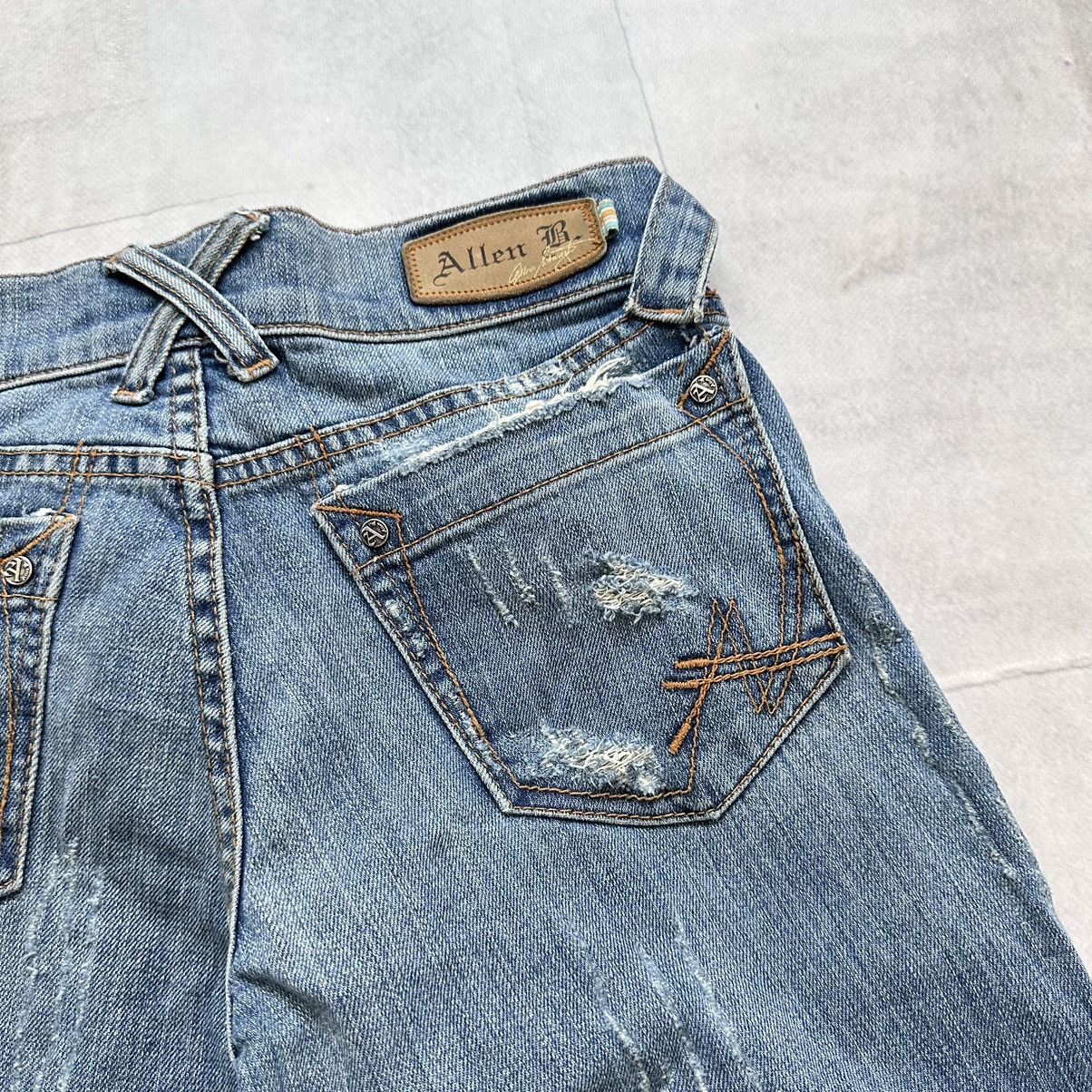 Hysteric Glamour × Undercover Y2K Allen B Hysteric Glamour Style Punk Jeans Ed Hardy Vibe Size 25" / US 0 / IT 36 - 15 Thumbnail
