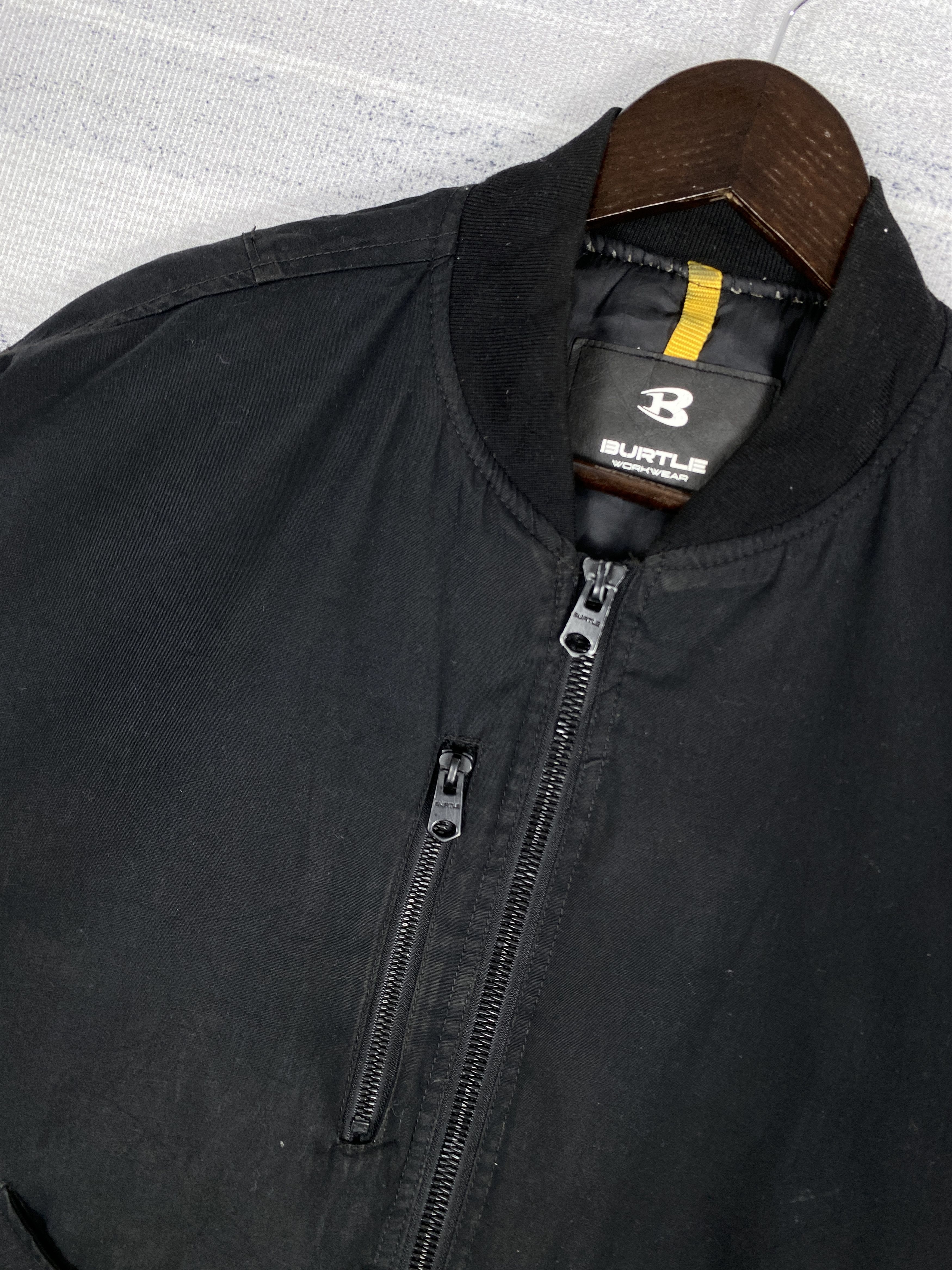Japanese Brand Vintage Burtle Bombers Jacket K0215 Size US XXL / EU 58 / 5 - 2 Thumbnail