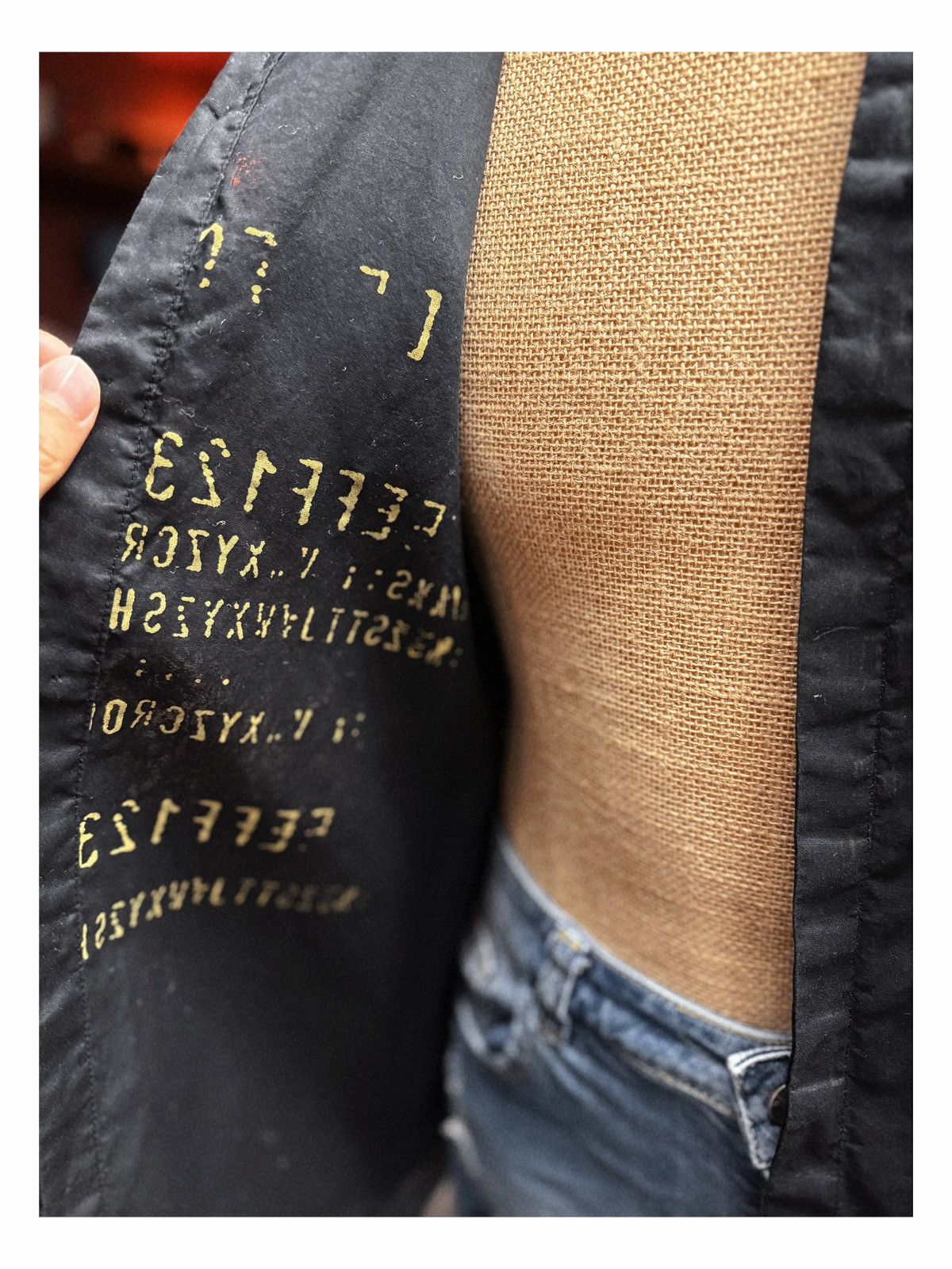 Other Black Mandarin Collar Shirt – Military-Inspired Minimalism Size US M / EU 48-50 / 2 - 5 Thumbnail