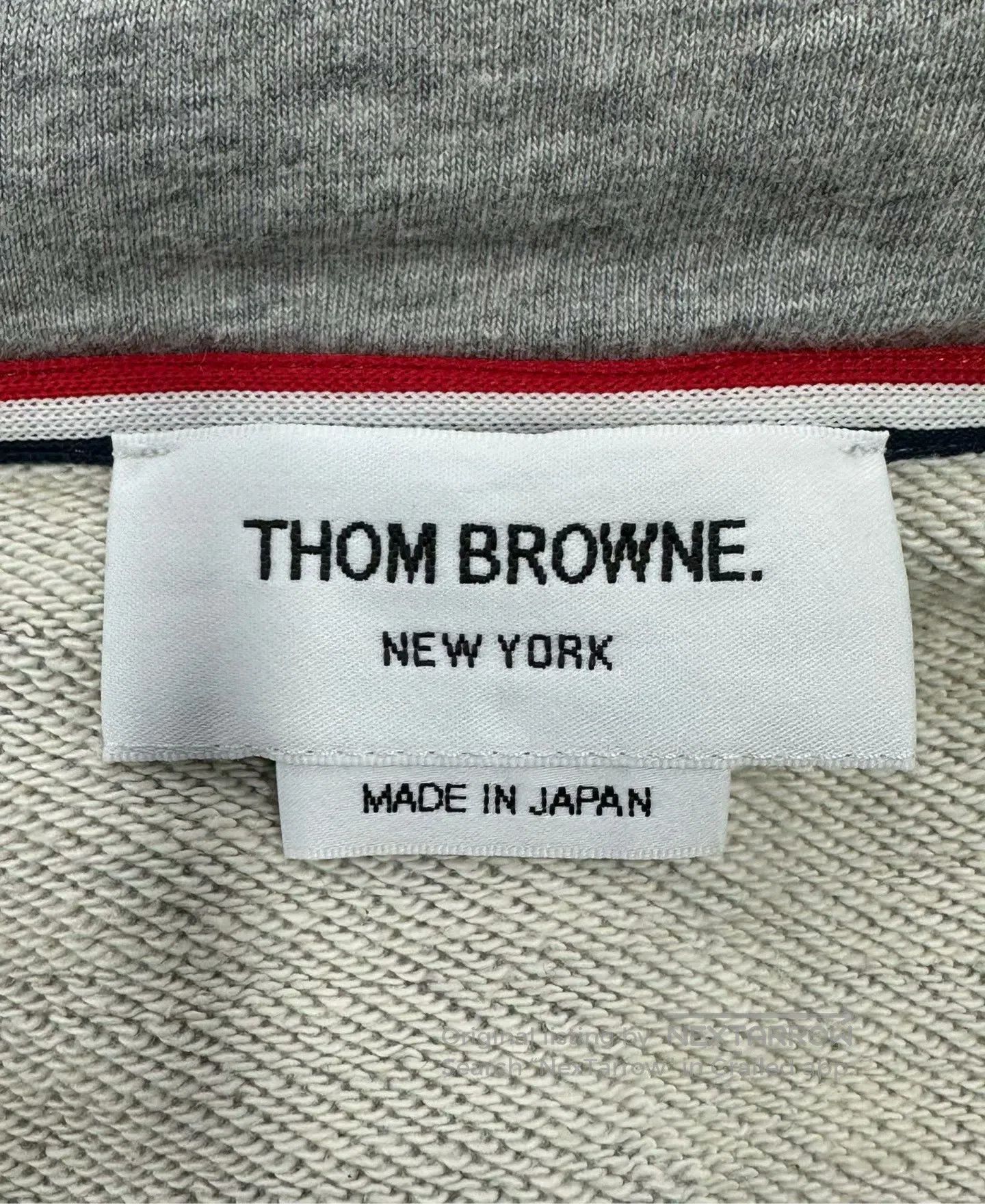 Thom Browne Thom Browne Gray Classic Four-Stripe Zip-Up Hooded Sweatsh Size US M / EU 48-50 / 2 - 3 Thumbnail