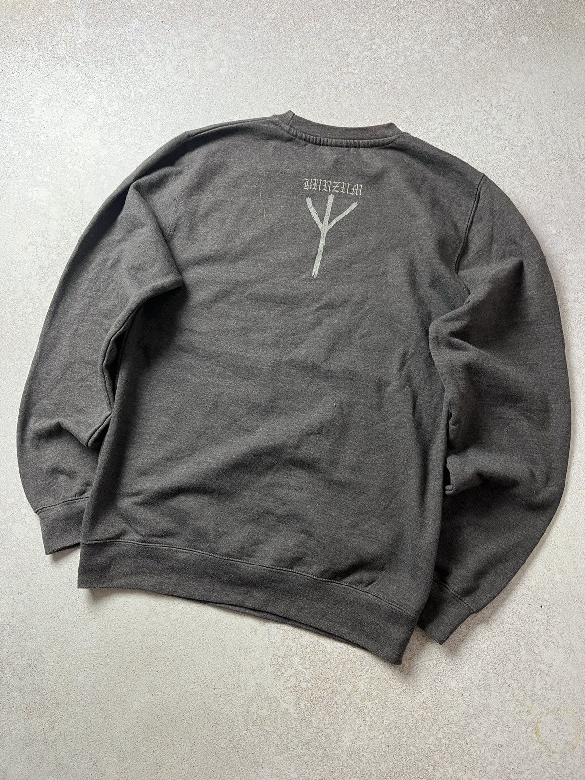 Band Tees Vintage Burzum 2013 Norwegian Hard Black Metal Sweatshirt Size US M / EU 48-50 / 2 - 4 Thumbnail
