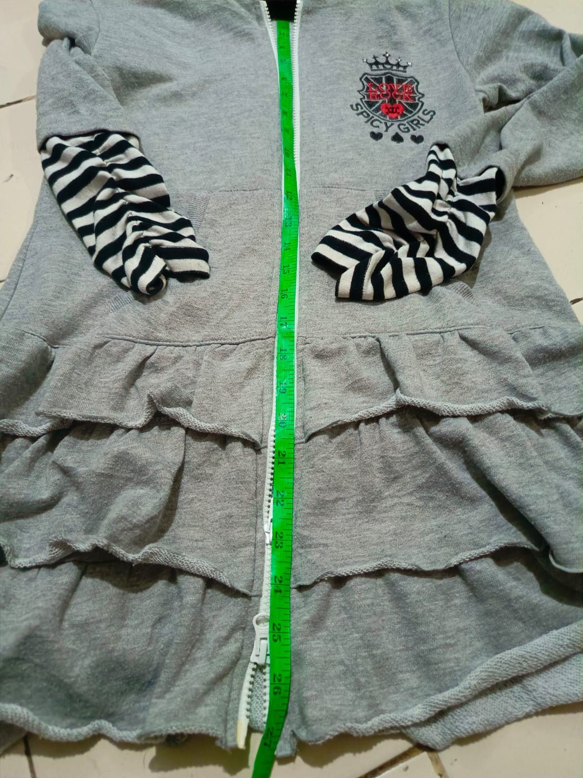Hysteric Glamour Blue Cross Love Rock Spicy Girls - Double layer line punk Size L / US 10 / IT 46 - 5 Thumbnail