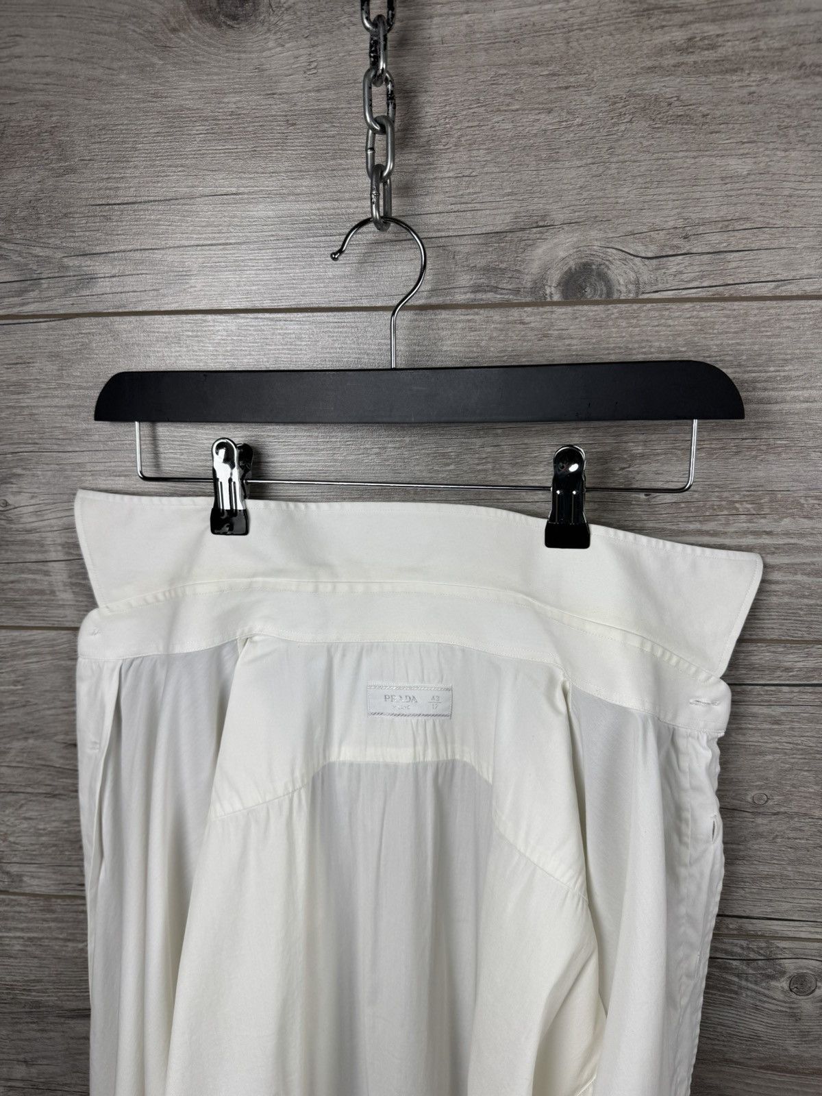 Prada Prada Milano Long-sleeved shirt Luxury polo Size US L / EU 52-54 / 3 - 22 Thumbnail