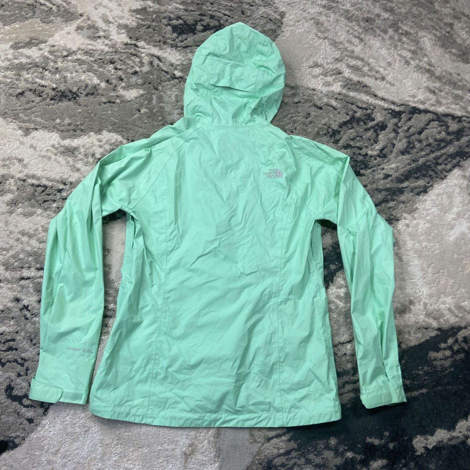 The North Face The North Face HyVent Rain Jacket Womens Small Mint Green Size S / US 4 / IT 40 - 2 Thumbnail