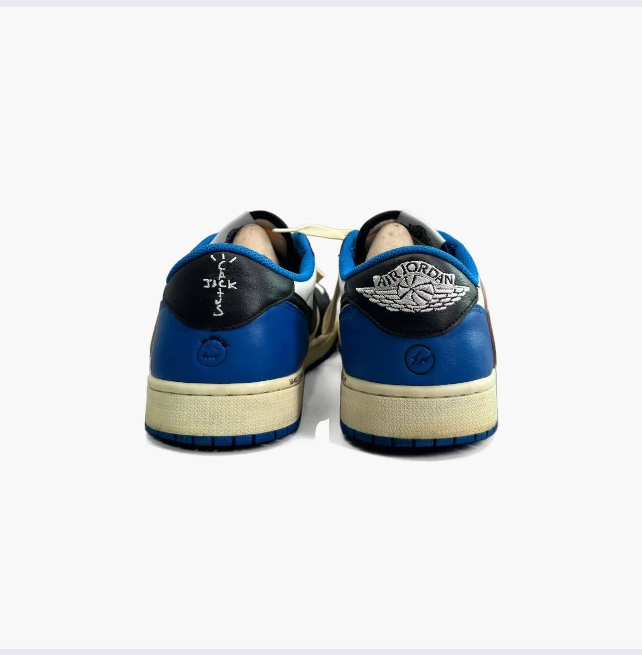 Nike × Travis Scott Nike AJ X Travis Scott X Fragment Desgng low top sneakers Size US 11.5 / EU 44-45 - 6 Thumbnail